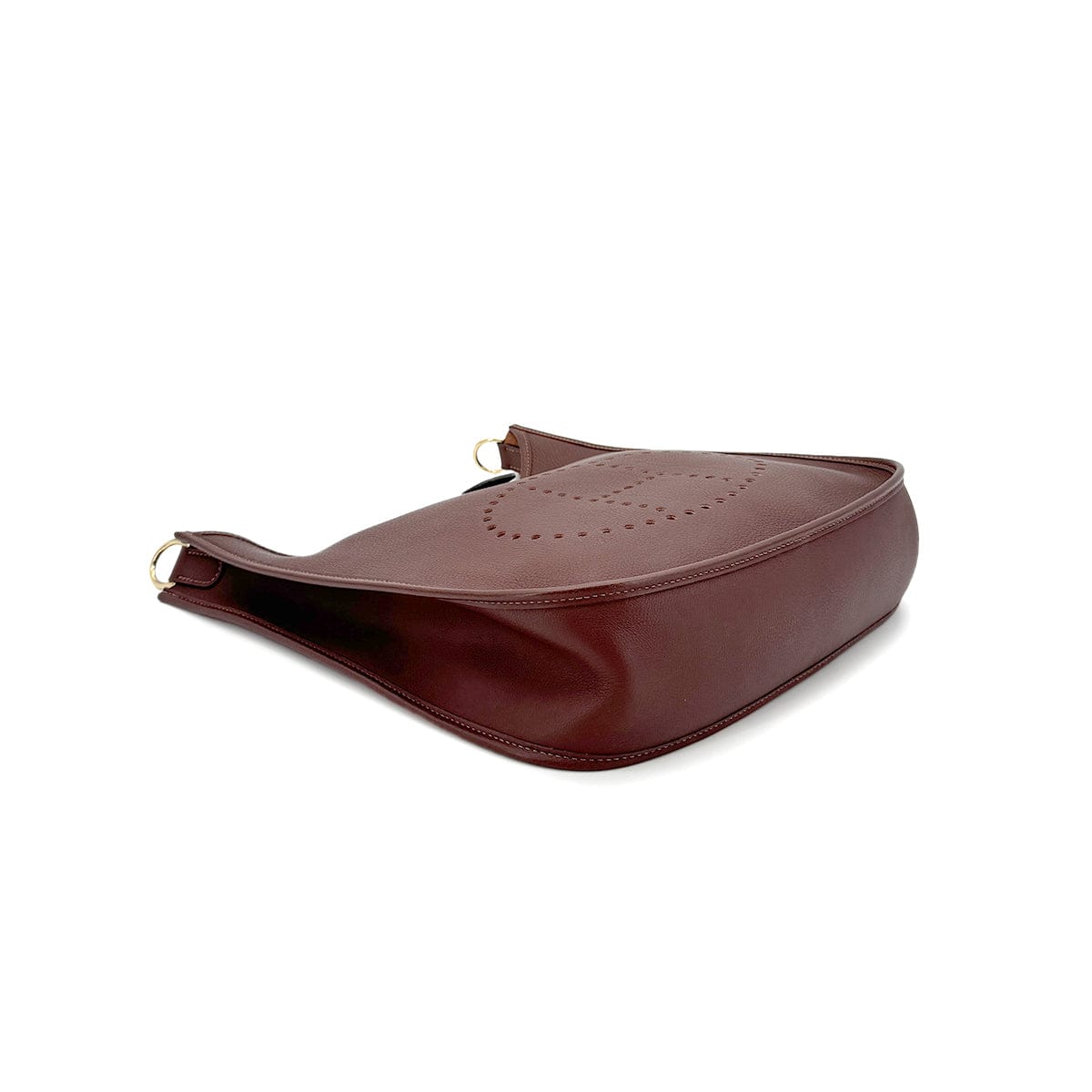 LUXURY PROMISE HERMES EVELYNE 1 GM BROWN TOGO SHOULDER BAG □B 90275885