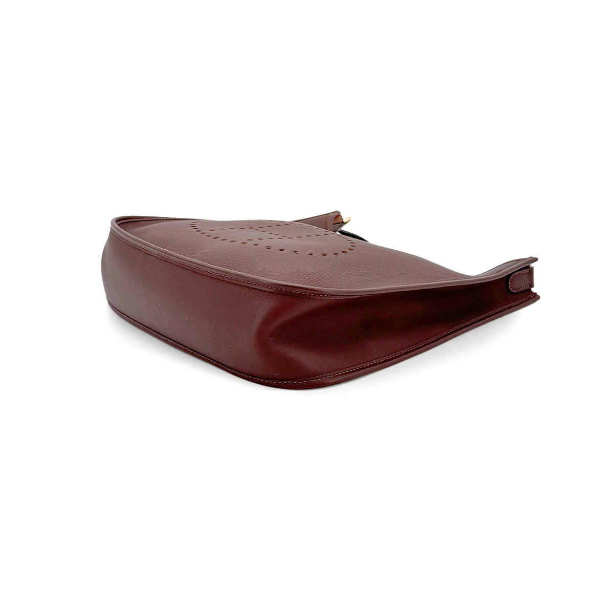 LUXURY PROMISE HERMES EVELYNE 1 GM BROWN TOGO SHOULDER BAG □B 90275885