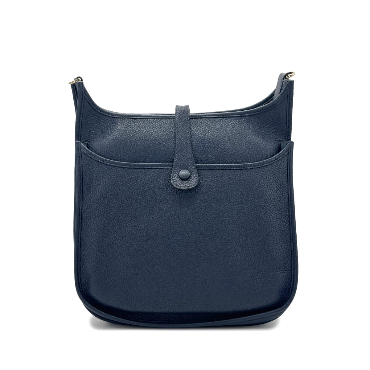 LUXURY PROMISE HERMES EVELYNE 3 PM BLEU SAPHIR TAURILLON CLEMENCE SHOULDER BAG □Q 90269851
