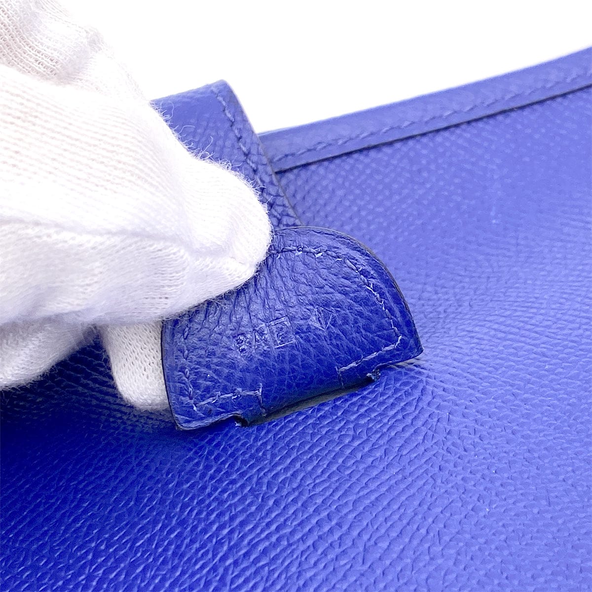 LUXURY PROMISE HERMES EVELYNE 3 PM BLUE ELECTRIC EPSON SHOULDER BAG □P 90255361