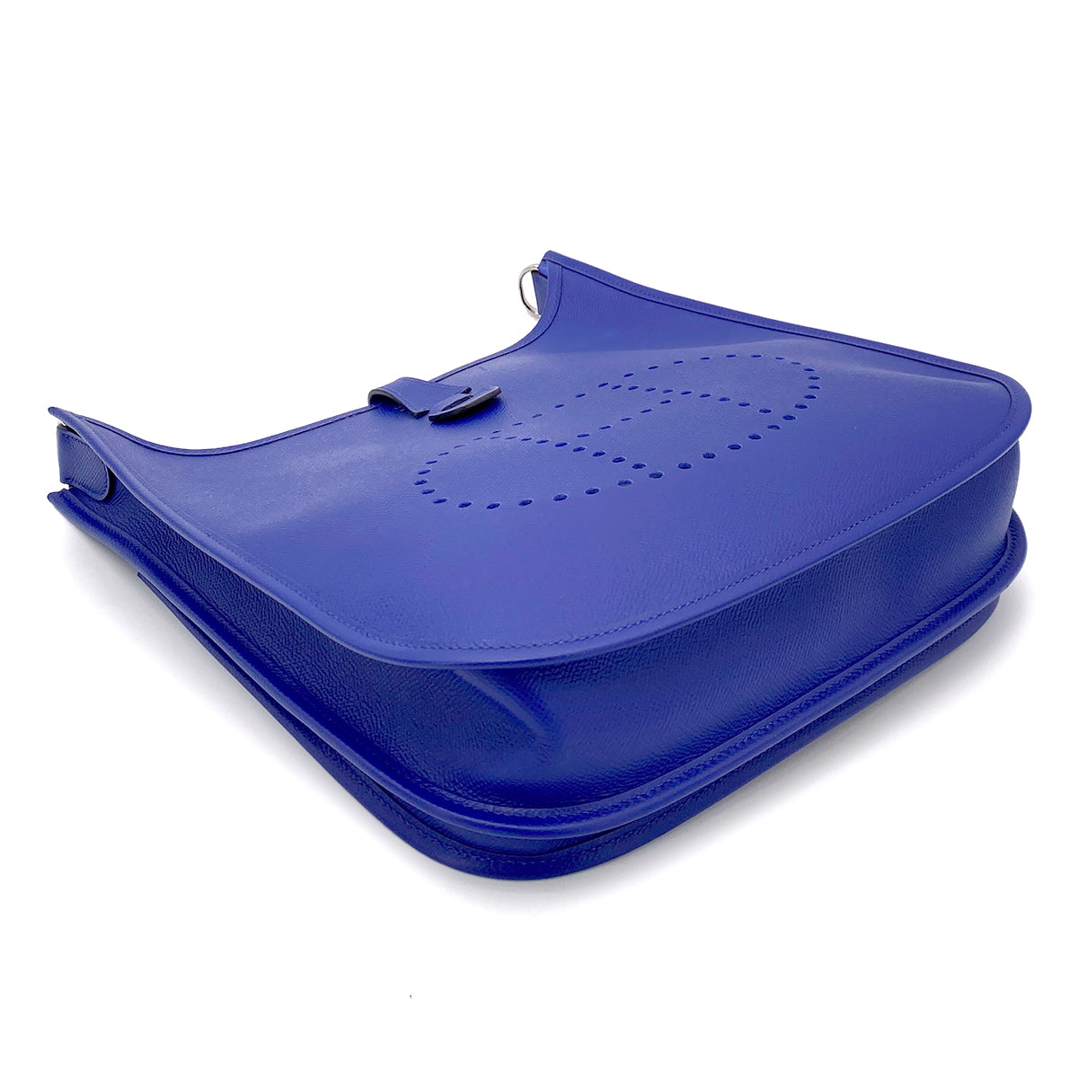 LUXURY PROMISE HERMES EVELYNE 3 PM BLUE ELECTRIC EPSON SHOULDER BAG □P 90255361