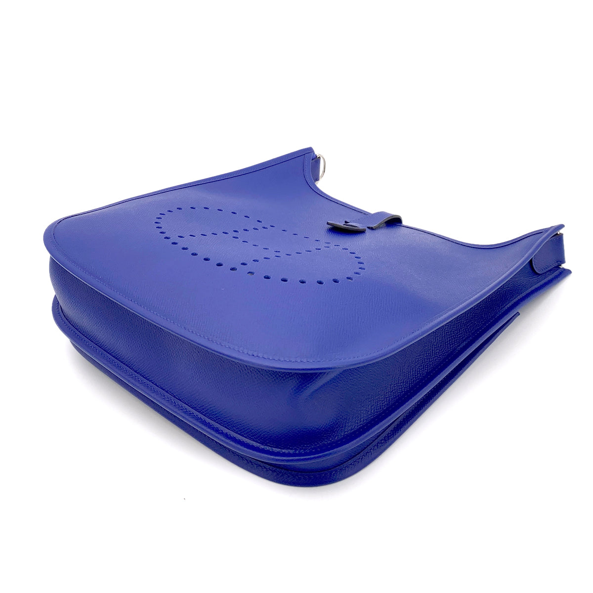 LUXURY PROMISE HERMES EVELYNE 3 PM BLUE ELECTRIC EPSON SHOULDER BAG □P 90255361