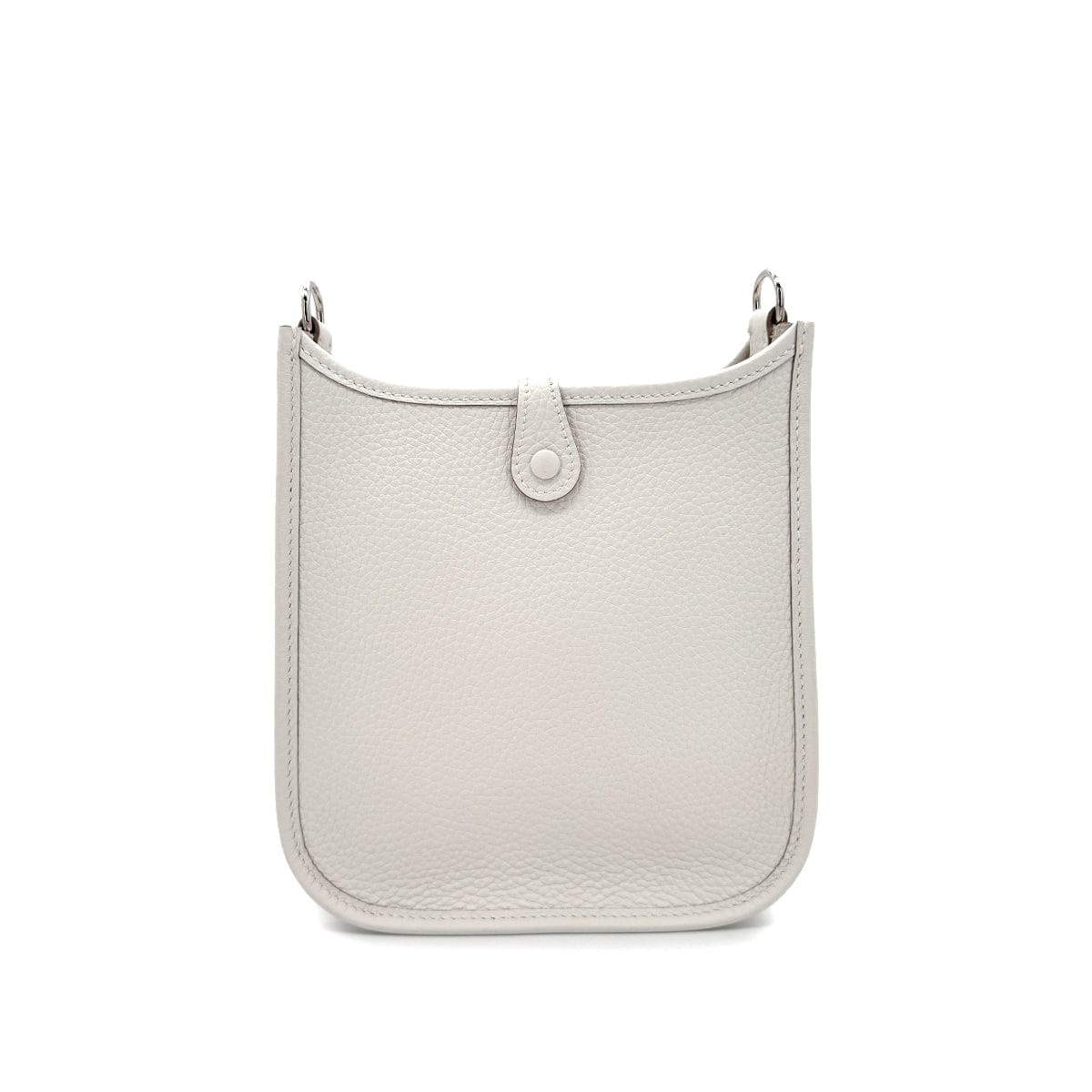 LUXURY PROMISE HERMES EVELYNE TPM AMAZON GRIS PERLE TAURILLON CLEMENCE SHOULDER BAG W 90271932