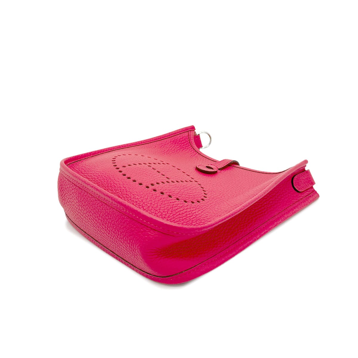 LUXURY PROMISE HERMES EVELYNE TPM ROSE EXTREME TAURILLON CLEMENCE SHOULDER BAG A 90269849