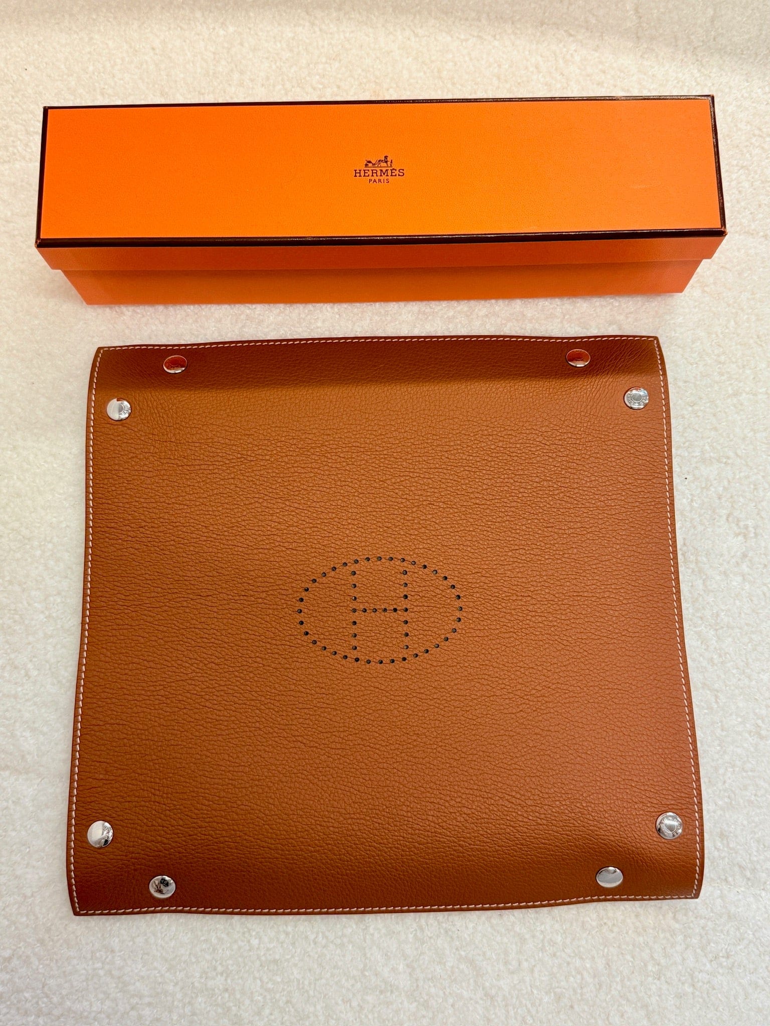 Luxury Promise Hermès H change Tray new with box