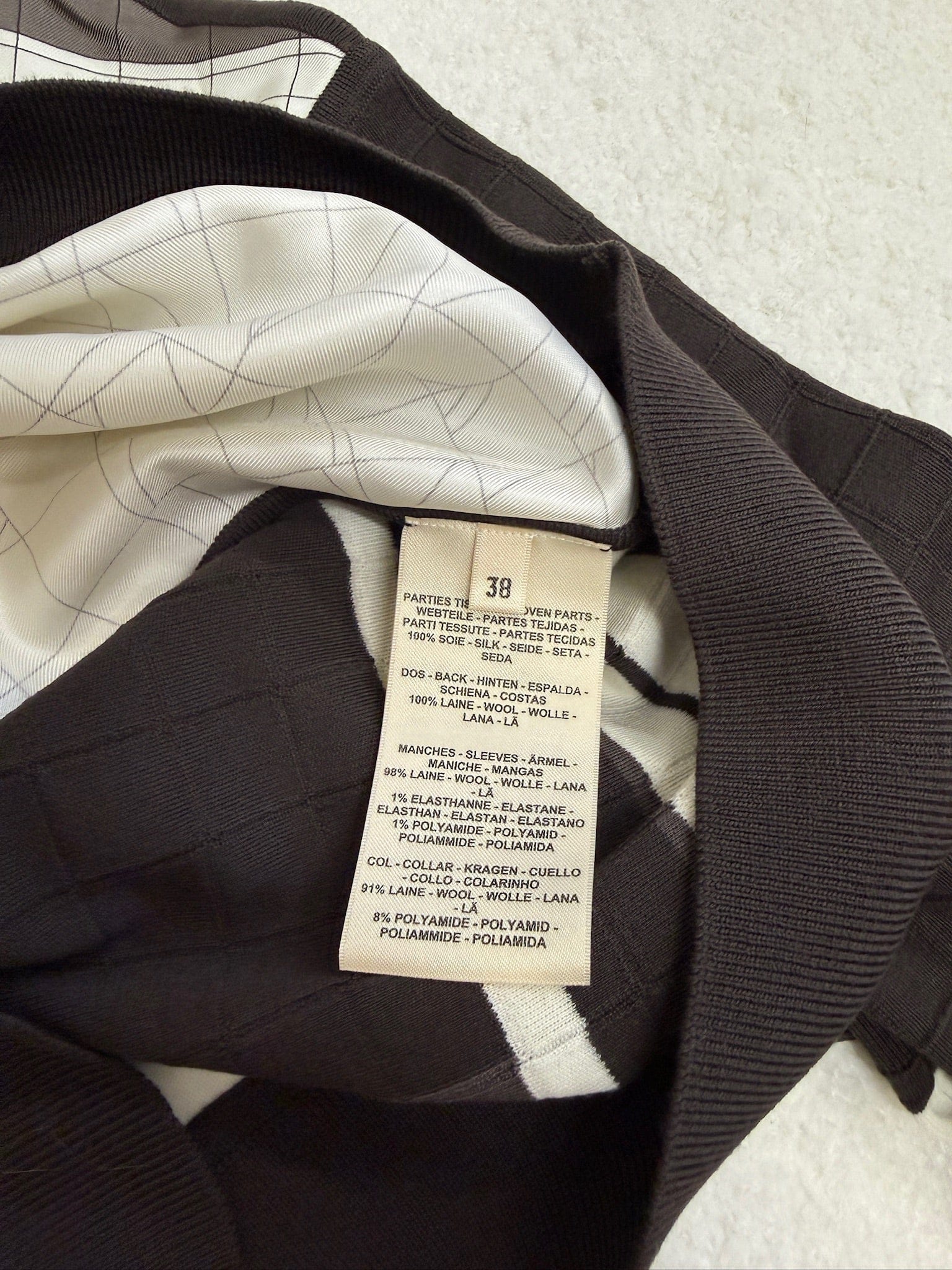 Luxury Promise Hermès Harness Print Sweater - Black Ivory