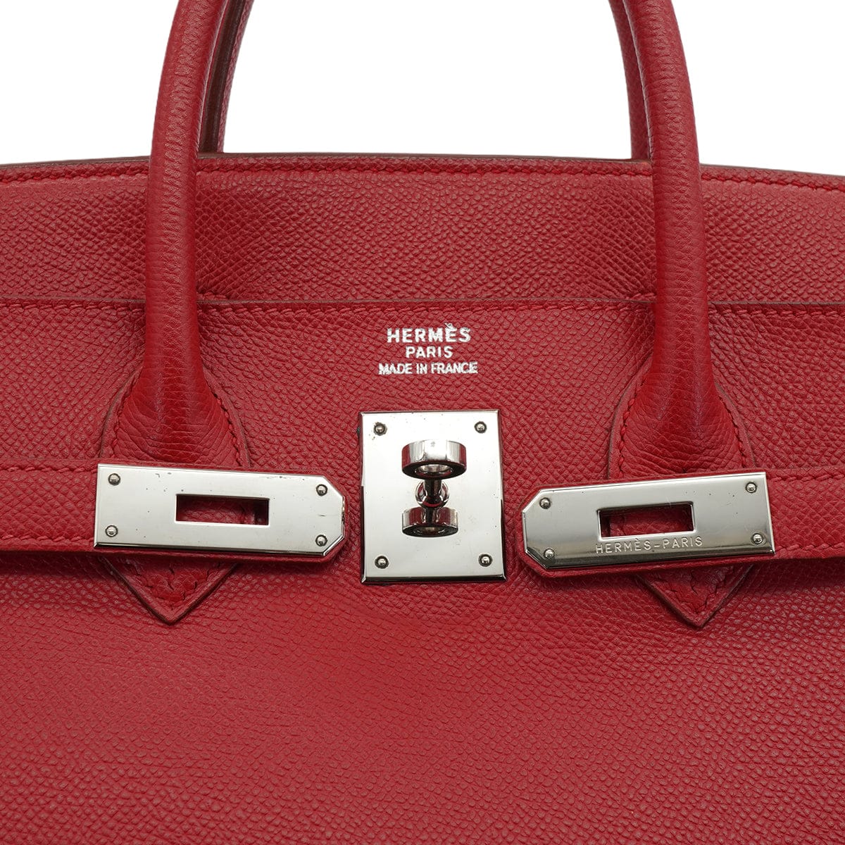 LUXURY PROMISE HERMES HAUT A COURROIES 32 ROUGE CASAQUE COUCHEVEL HAND BAG 2000 SQUARE D SILVER HARDWARE 90341716