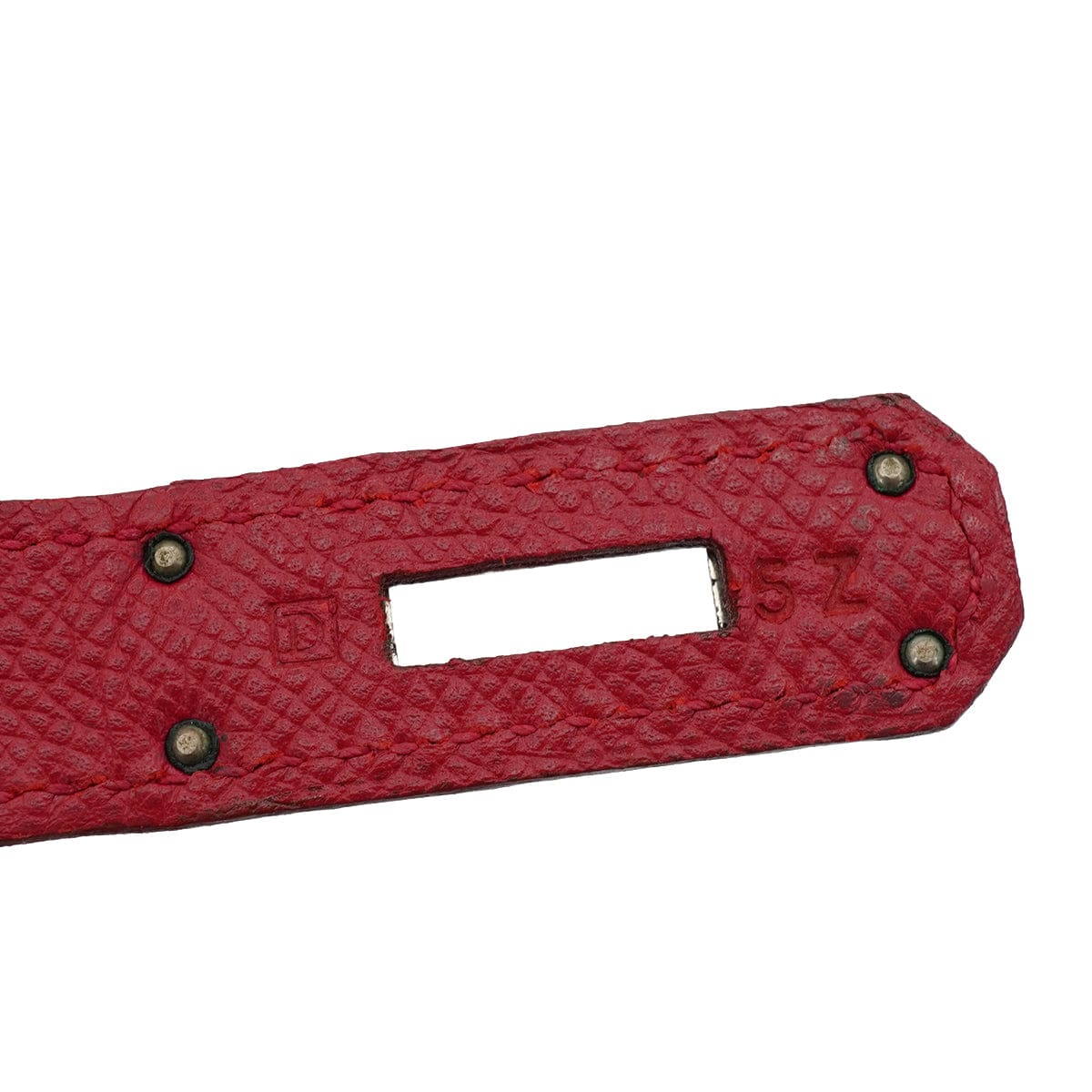 LUXURY PROMISE HERMES HAUT A COURROIES 32 ROUGE CASAQUE COUCHEVEL HAND BAG 2000 SQUARE D SILVER HARDWARE 90341716