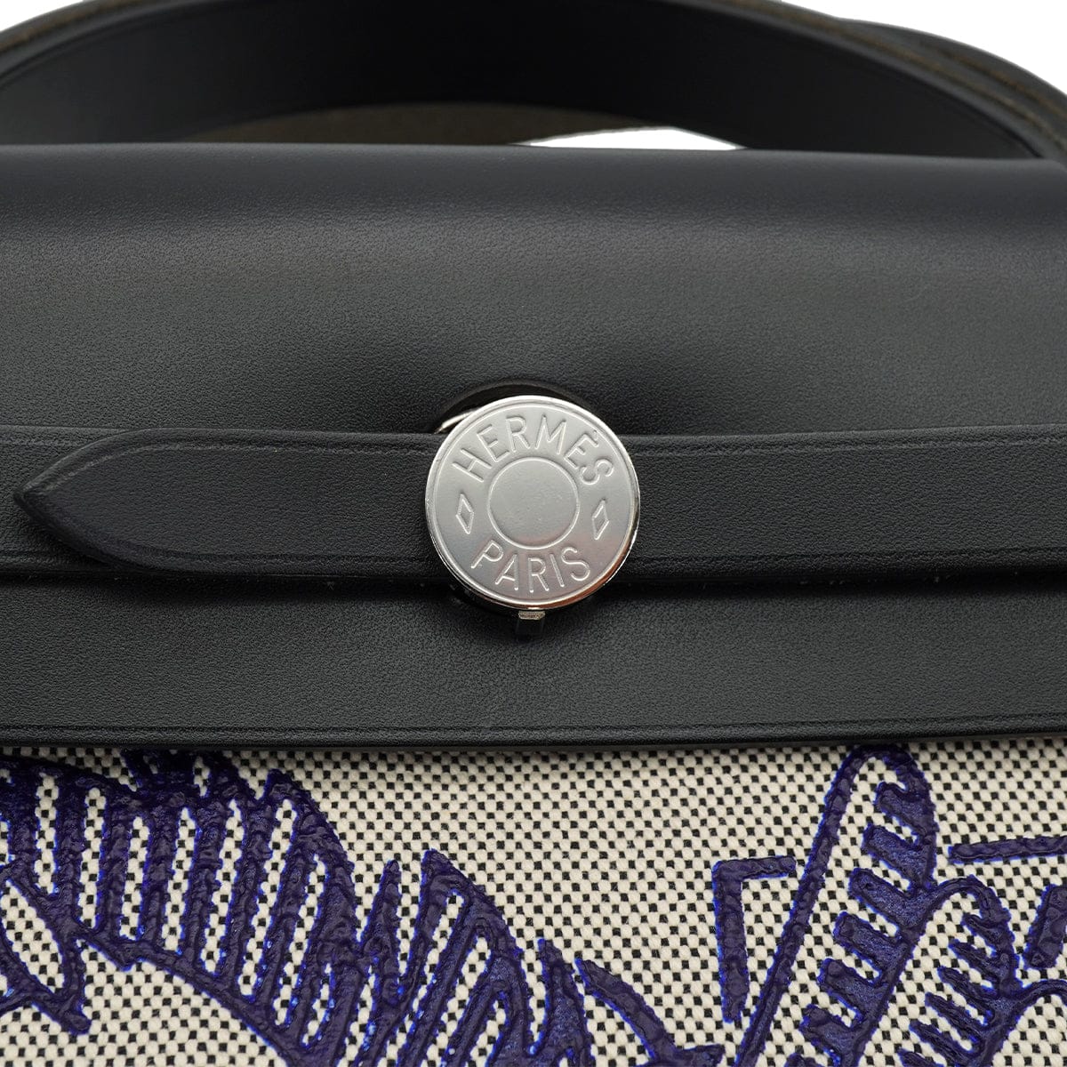 LUXURY PROMISE HERMES HER BAG ZIP 31 PM PEGASE POP BLUE INDIGO NOIR TOILE H VACHE HUNTER TOTE BAG 2019 D STAMP 90331286