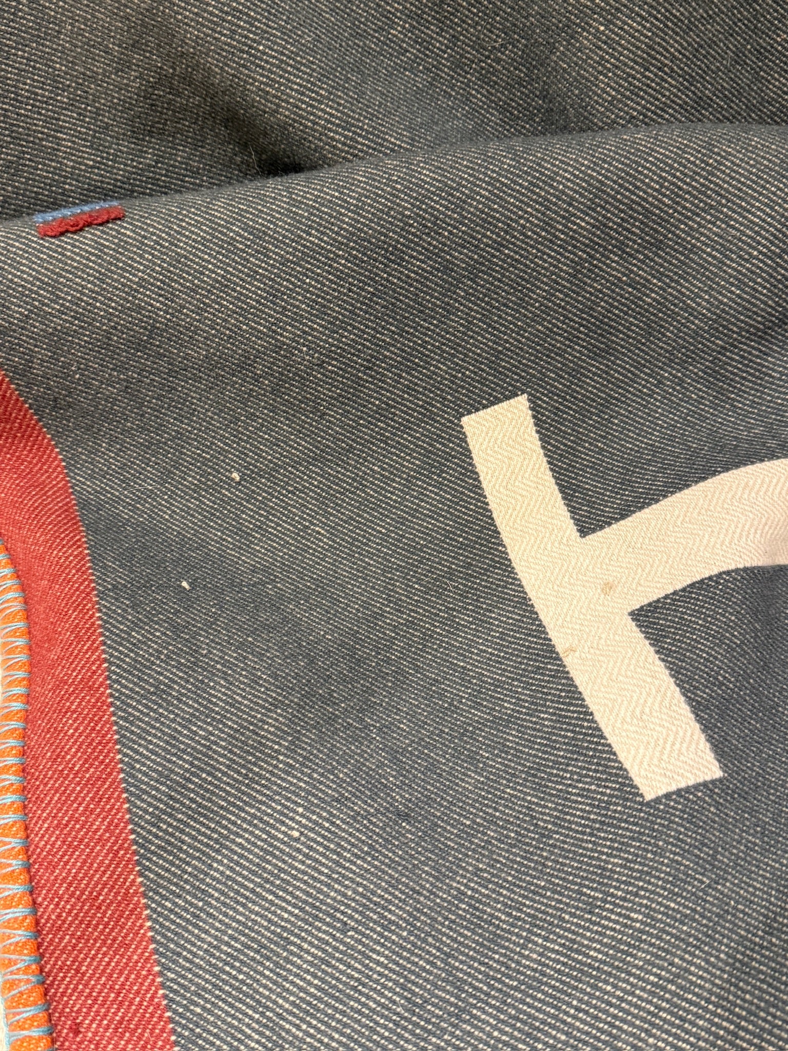 Luxury Promise Hermes HI blanket écru / cyprès