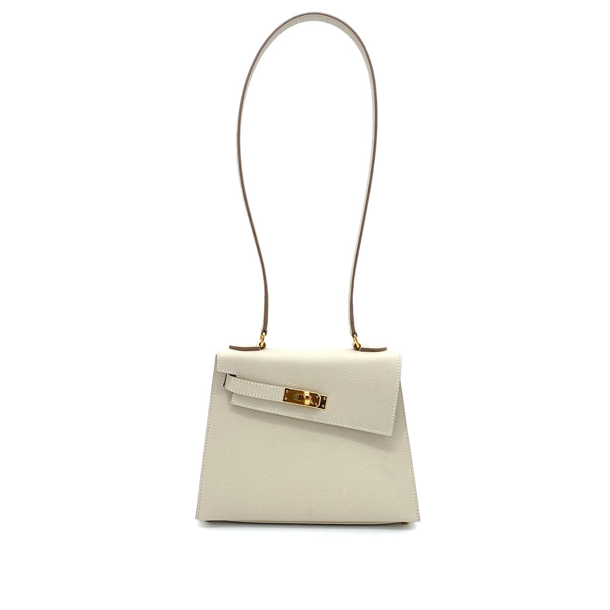 LUXURY PROMISE HERMES KELLY 20 DISORDER CRAIE EPSOM SHOULDER BAG W GHW 90262381