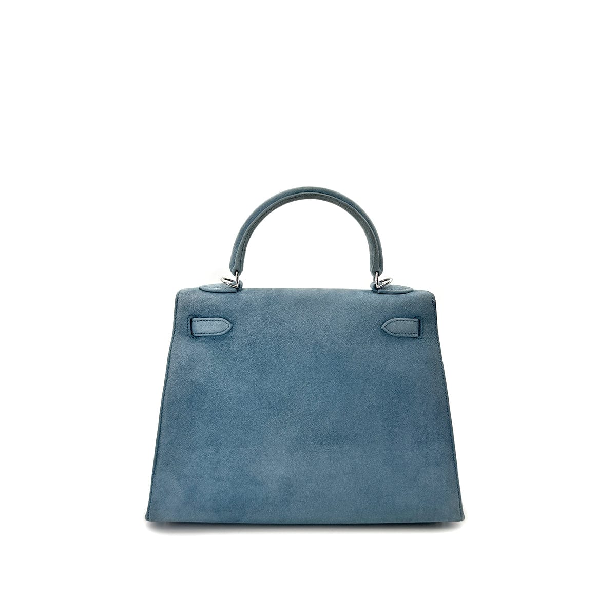 LUXURY PROMISE HERMES KELLY 25 SELLIER BLUE THALASSA DEBRIS HAND SHOULDER BAG □H SHW 90286019