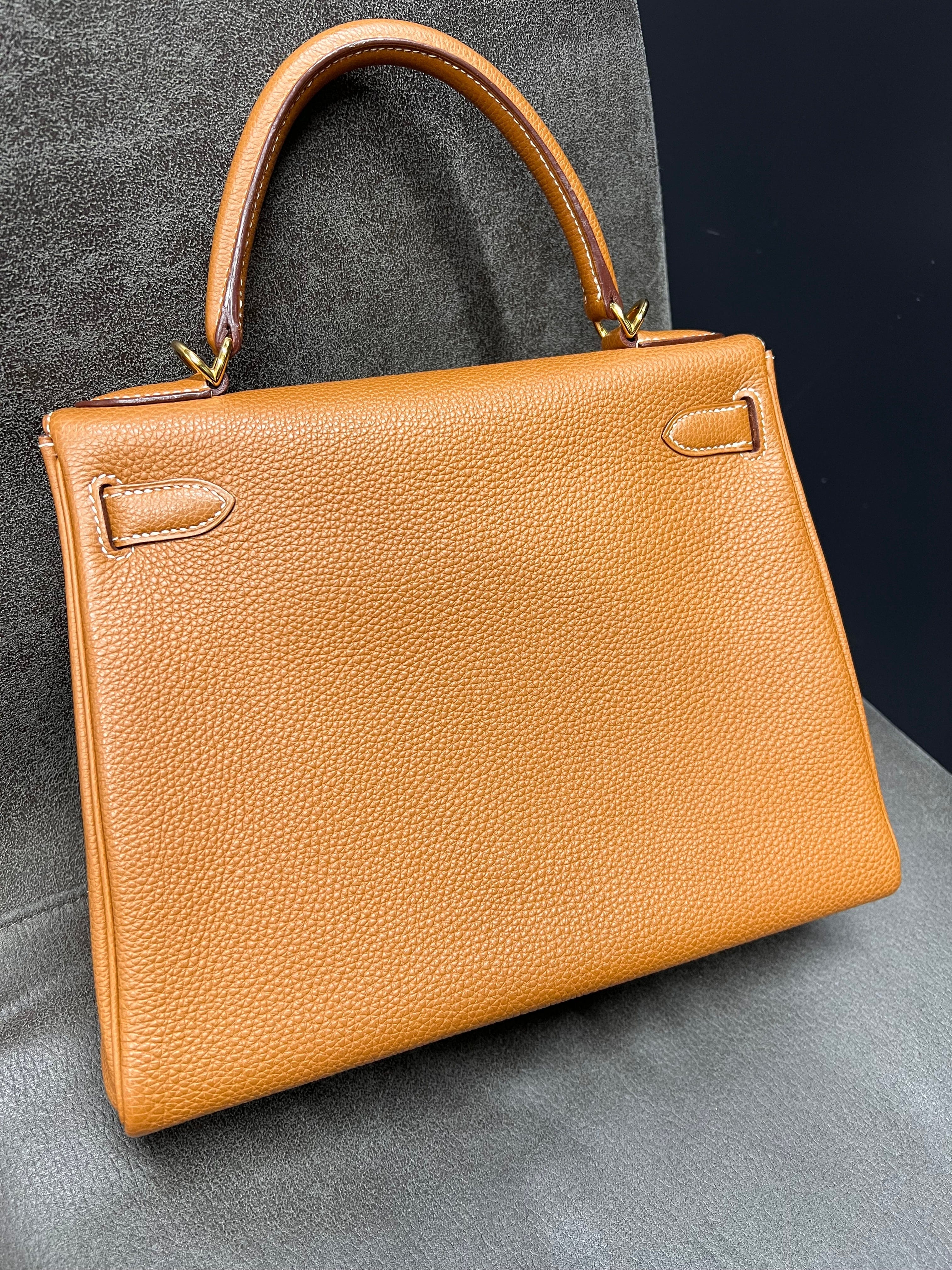 Luxury Promise Hermes Kelly 28 Gold Togo GHW #K B0815CWDEP