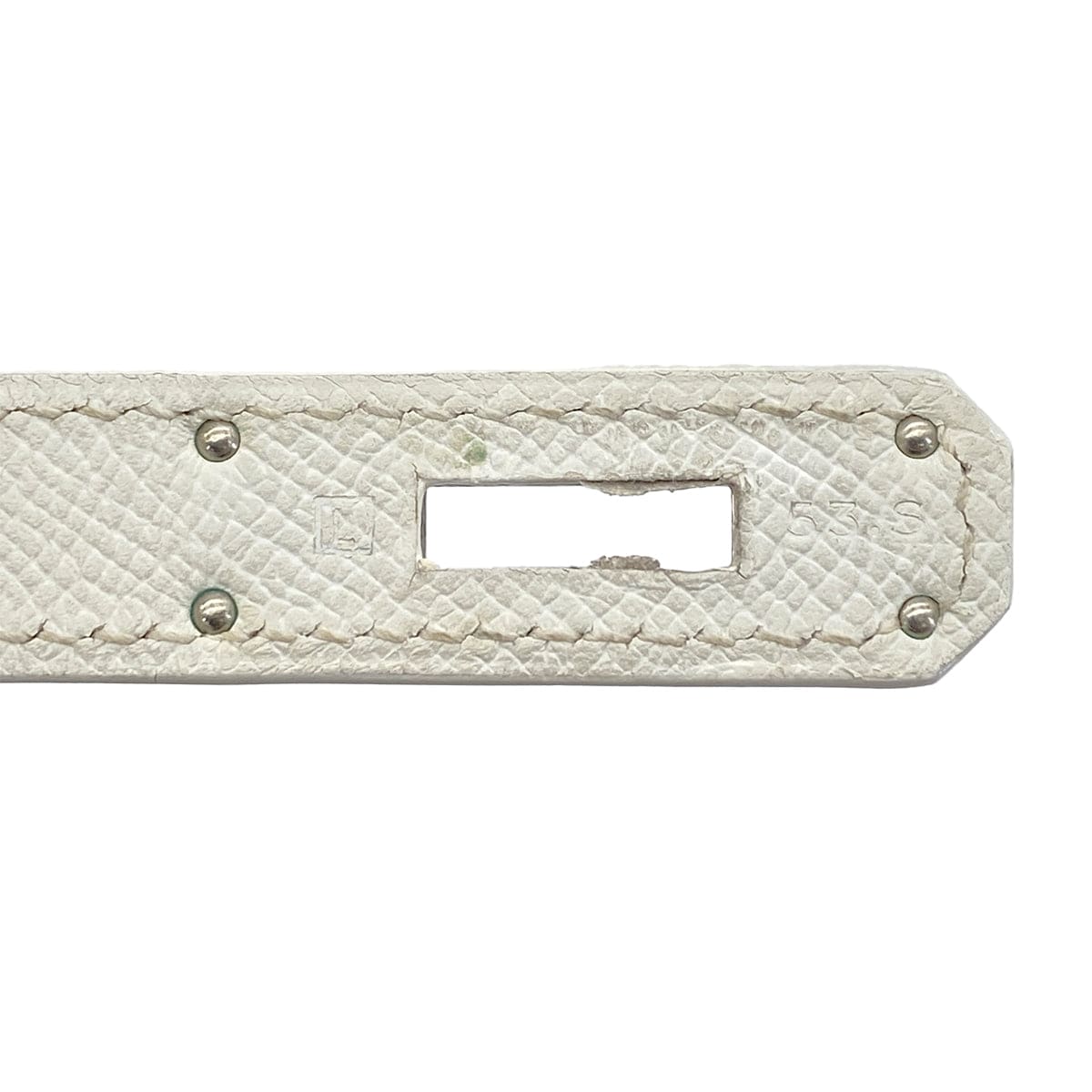 Luxury Promise HERMES KELLY 28 SELLIER WHITE VEAU EPSOM HAND SHOULDER BAG □L PALLADIUM HARDWARE 90310266