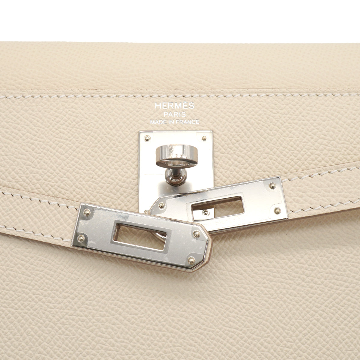LUXURY PROMISE HERMES KELLY ELAN CRAIE VEAU EPSOM CLUTCH SHOULDER BAG 2025 K PALLADIUM HARDWARE 90344351