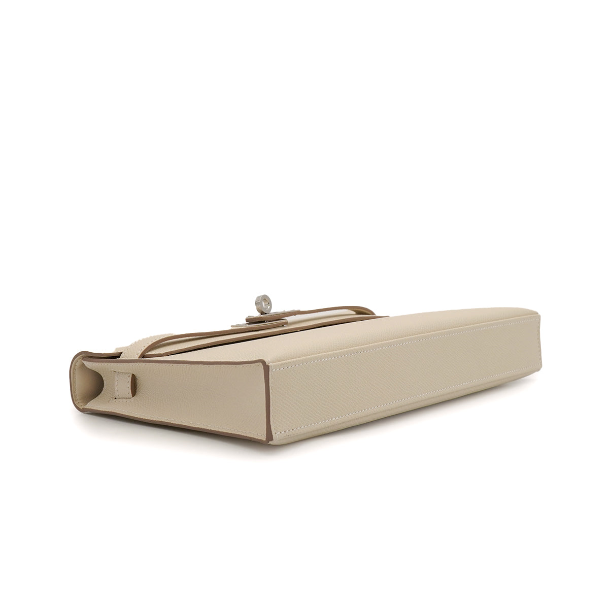 LUXURY PROMISE HERMES KELLY ELAN CRAIE VEAU EPSOM CLUTCH SHOULDER BAG 2025 K PALLADIUM HARDWARE 90344351