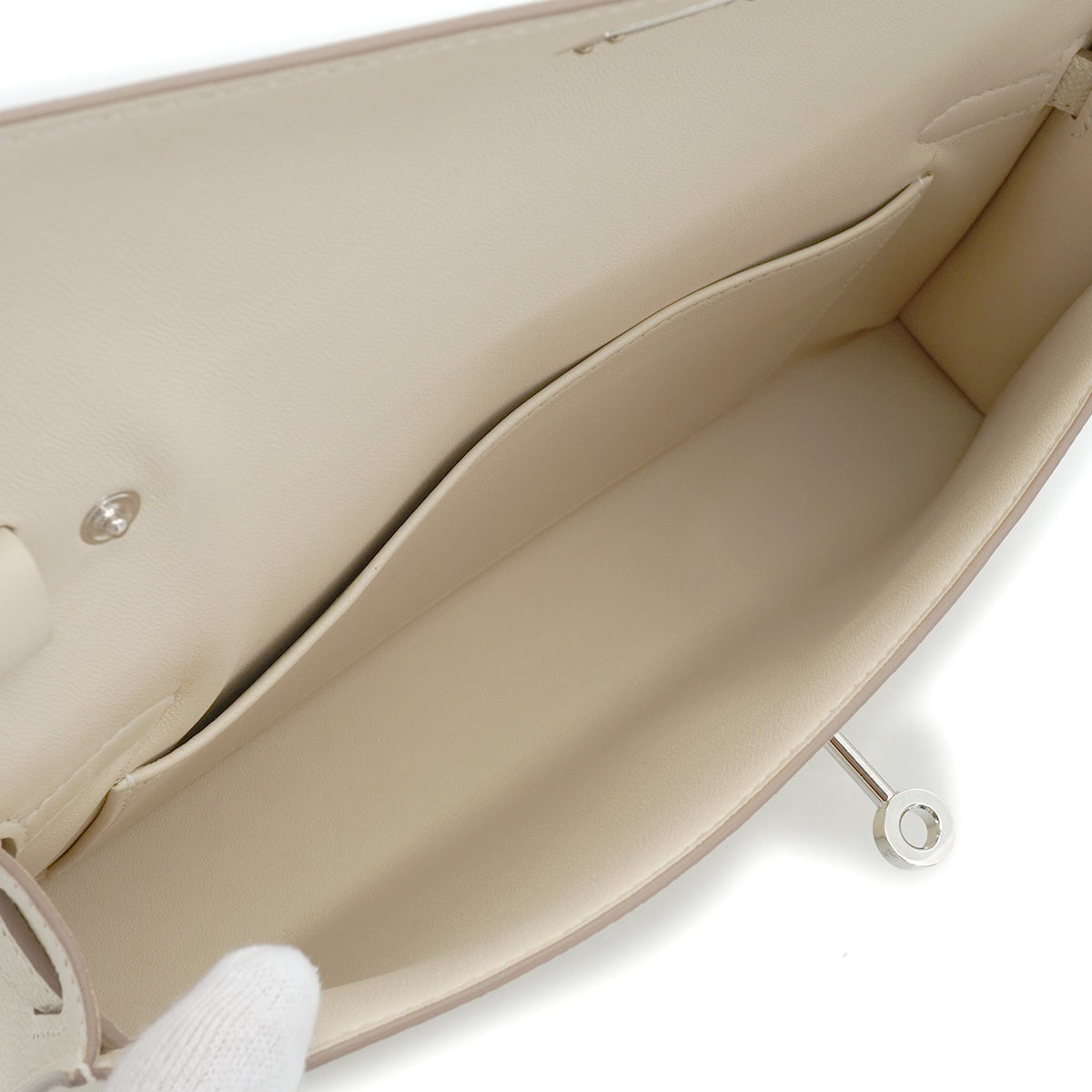 LUXURY PROMISE HERMES KELLY ELAN CRAIE VEAU EPSOM CLUTCH SHOULDER BAG 2025 K PALLADIUM HARDWARE 90344351