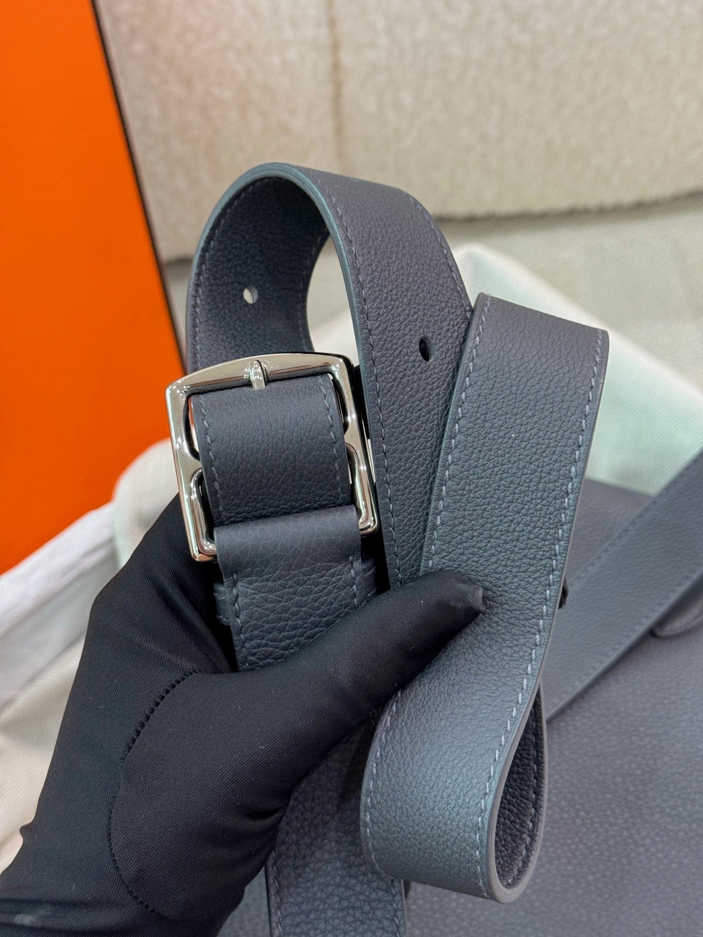 LUXURY PROMISE Hermès Kelly Messenger Adoris Togo Leather – Stamp K