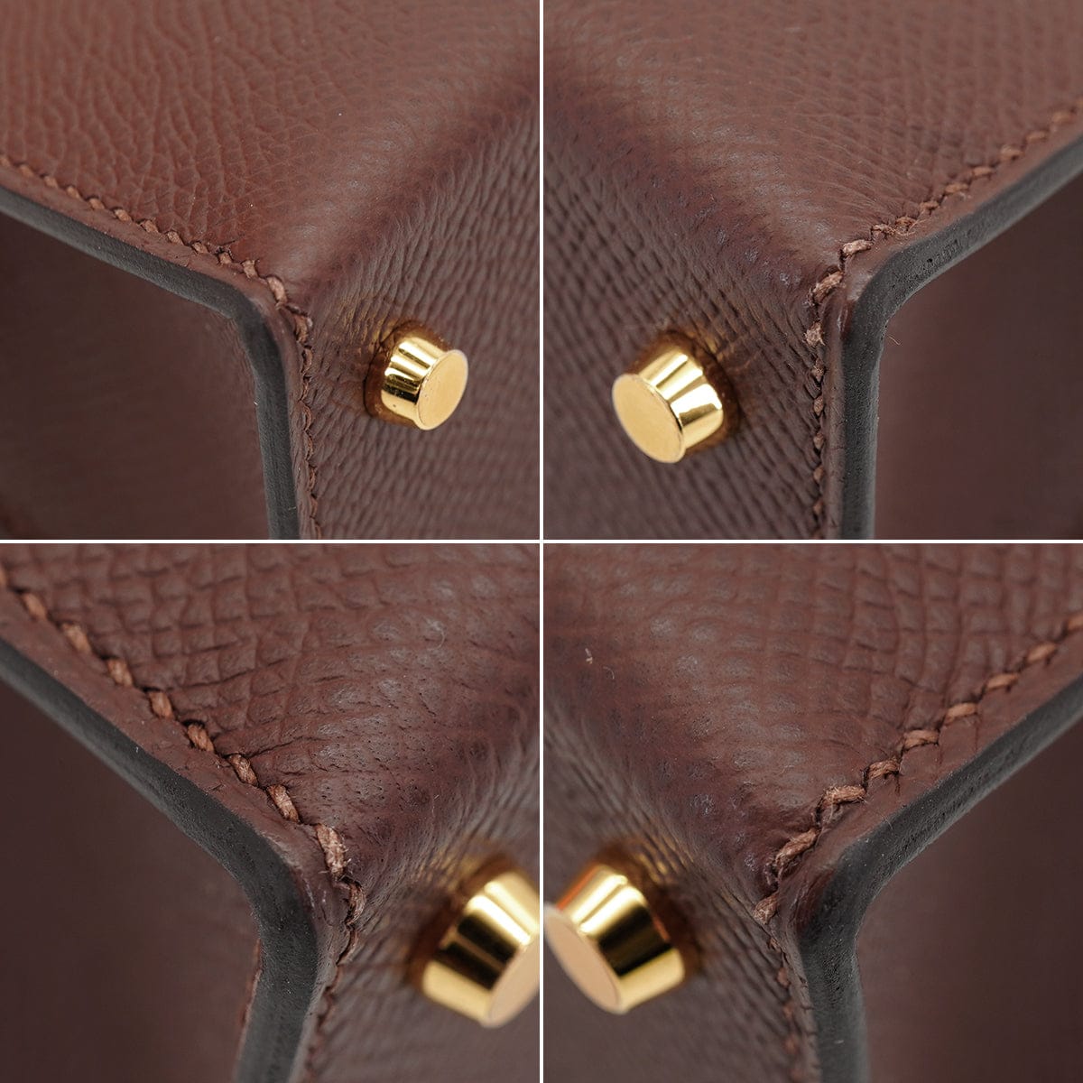 LUXURY PROMISE HERMES KELLY MINI 2 TRICOLOR SELLIER TERRE EBENE CRAIE VEAU EPSOM HAND SHOULDER BAG 2026 G STAMP GOLD HARDWARE 90335892