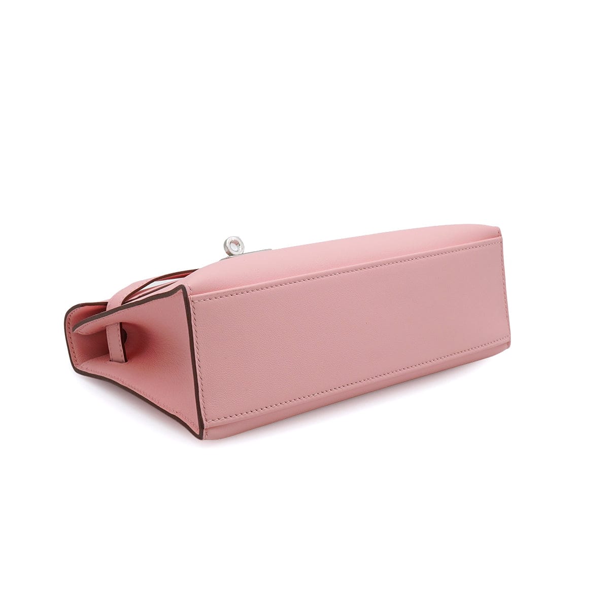 LUXURY PROMISE HERMES KELLY POCHETTE SELLIER ROSE SAKURA VEAU SWIFT HAND BAG 2025 K STAMP PALLADIUM HARDWARE 90331865