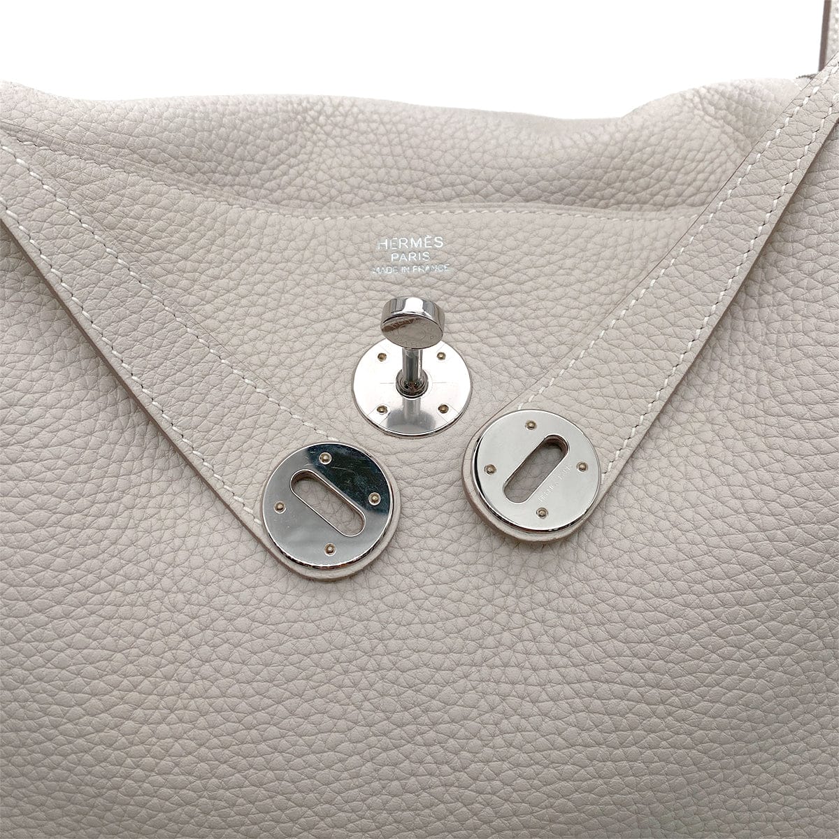 Luxury Promise HERMES LINDY 30 CRAIE TAURILLON CLEMENCE SHOULDER BAG A SHW 90266243