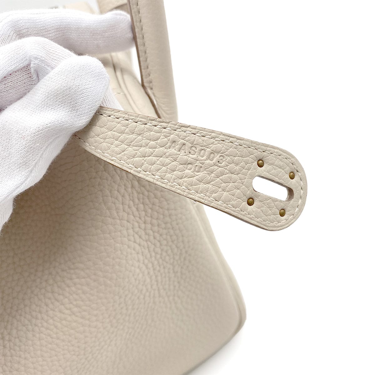 Luxury Promise HERMES LINDY 30 CRAIE TAURILLON CLEMENCE SHOULDER BAG A SHW 90266243