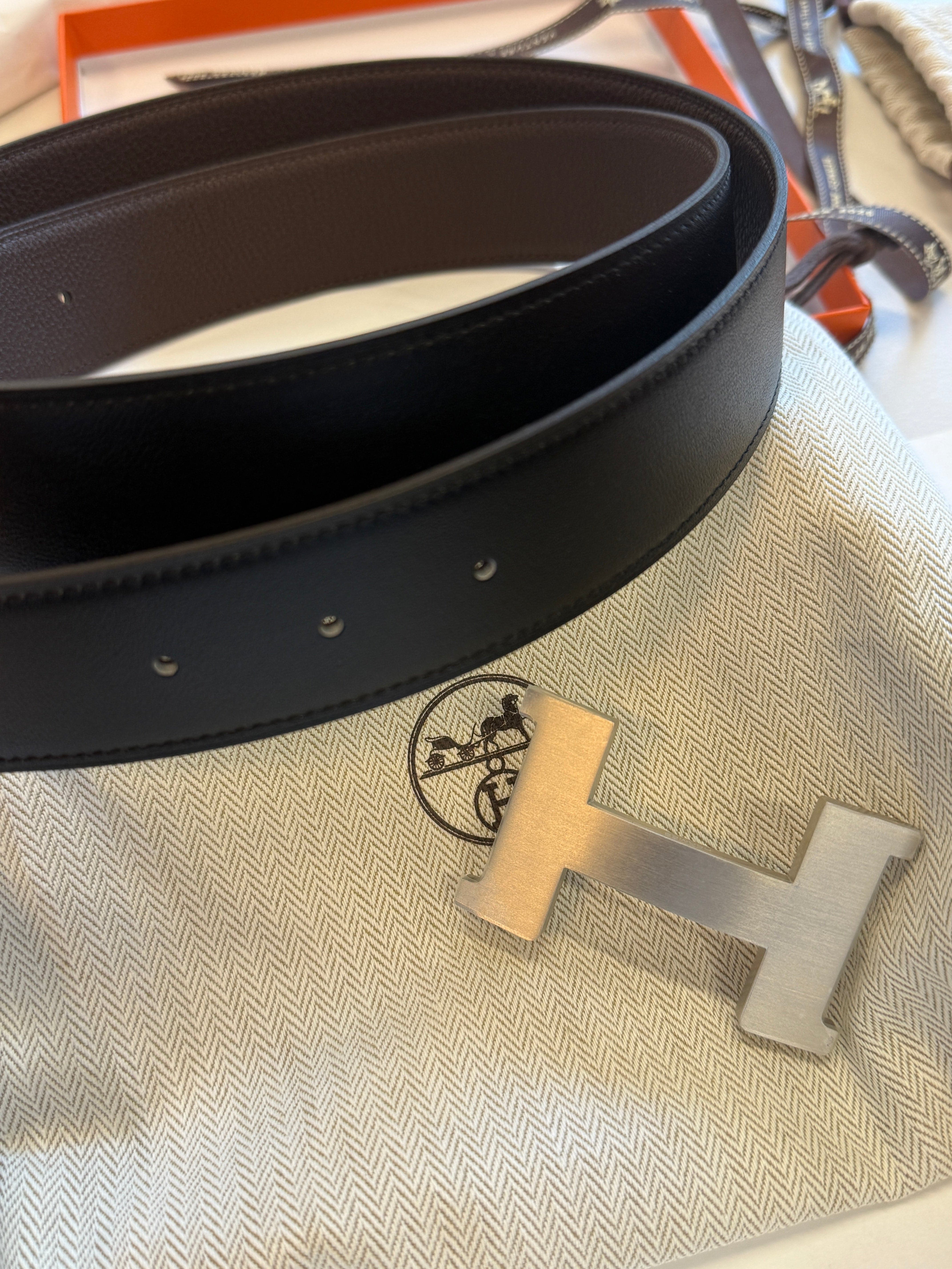 LUXURY PROMISE Hermes men's belt 38mm size 95