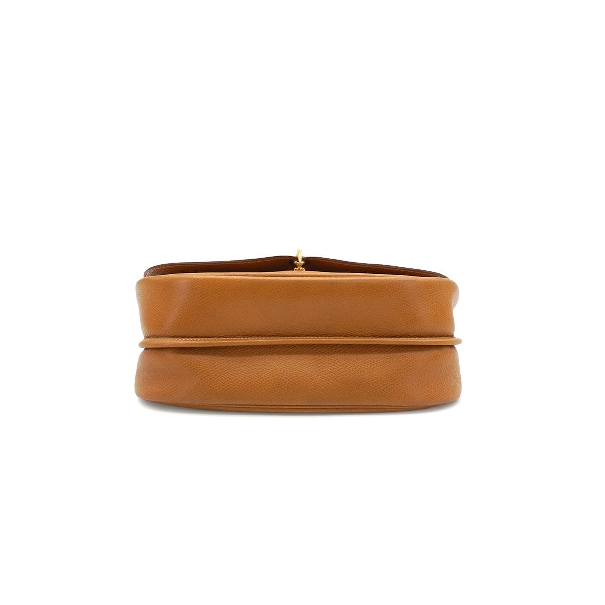 LUXURY PROMISE HERMES NATURAL COUCHEVEL WOOD SHOULDER BAG 1981 CIRCLE K GOLD HARDWARE 90341433