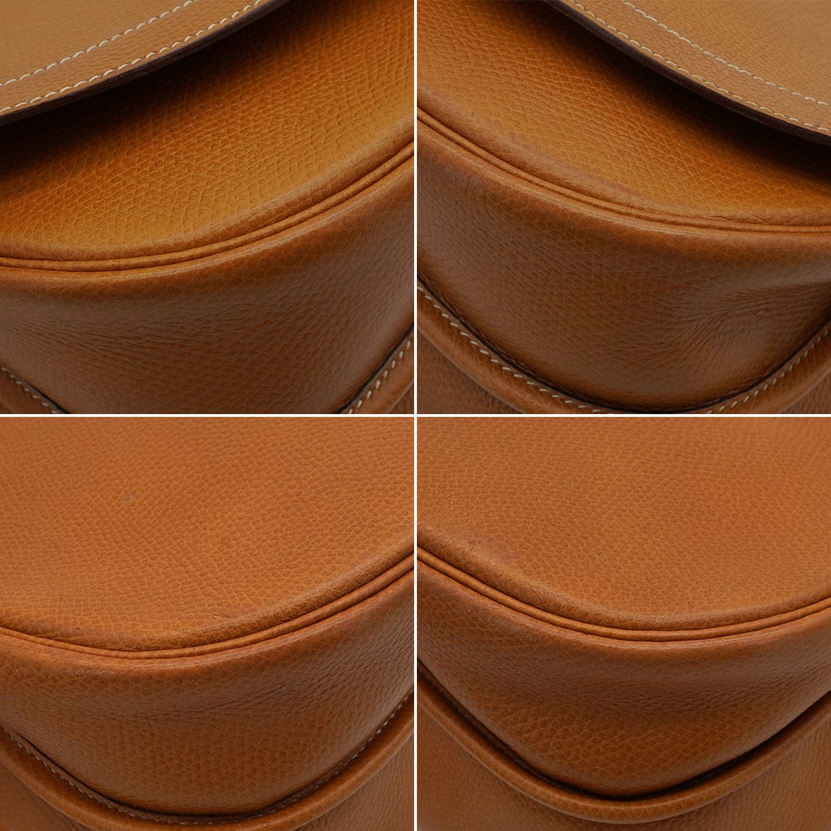 LUXURY PROMISE HERMES NATURAL COUCHEVEL WOOD SHOULDER BAG 1981 CIRCLE K GOLD HARDWARE 90341433