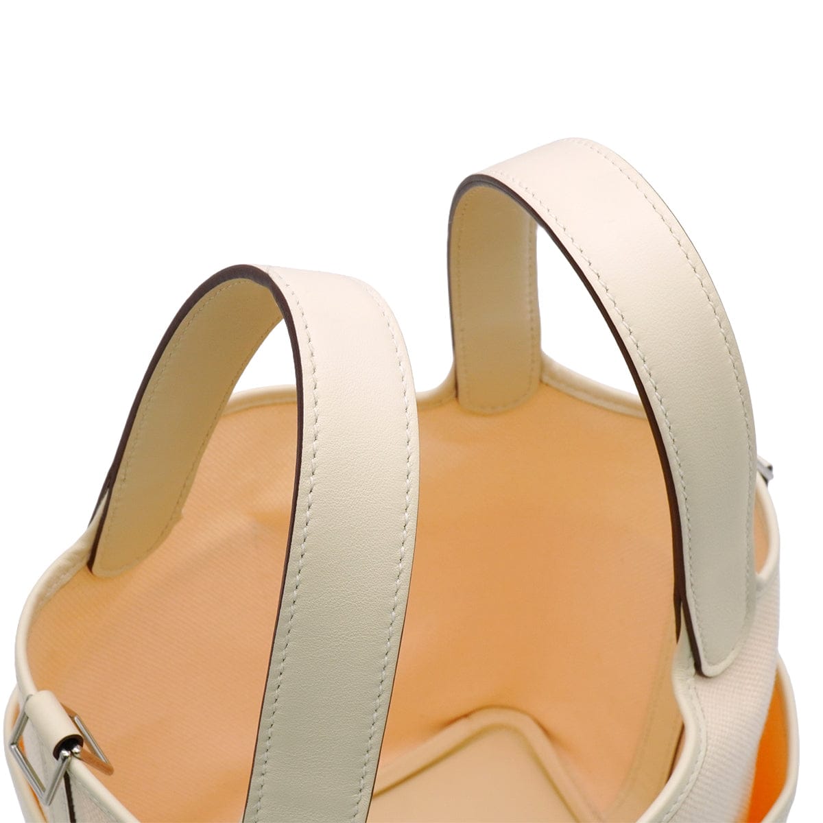 LUXURY PROMISE HERMES PICOTIN LOCK PM CARGO POCKET NATA TOILE GOELAND VEAU SWIFT 2021 Z STAMP PALLADIUM HARDWARE 90342568