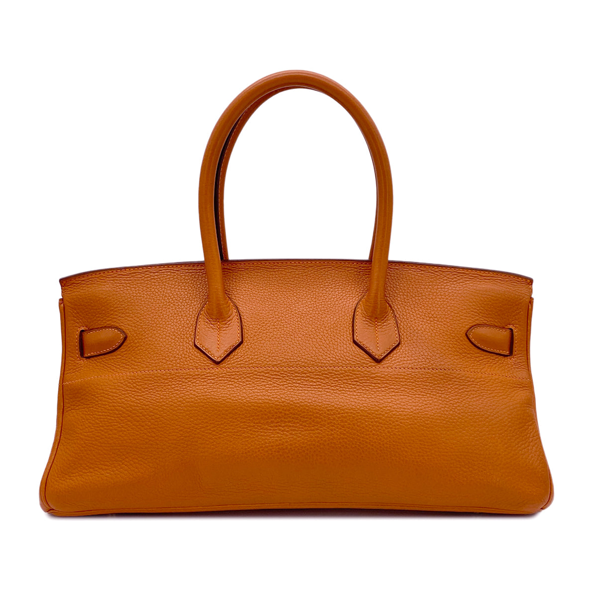 LUXURY PROMISE HERMES SHOULDER BIRKIN 42 POTIRON ORANGE TAURILLON CLEMENCE HAND BAG □I PALLADIUM HARDWARE 90285747
