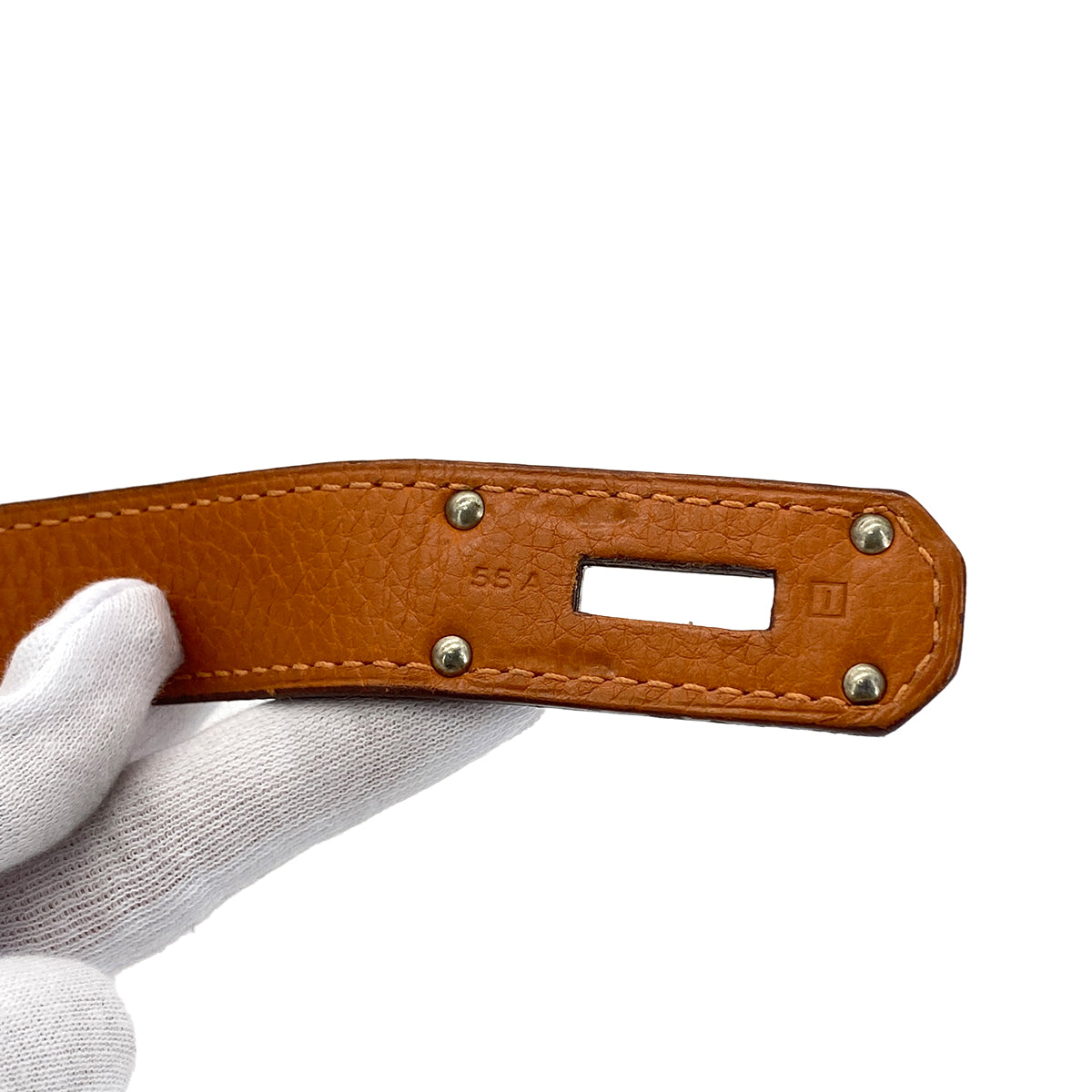 LUXURY PROMISE HERMES SHOULDER BIRKIN 42 POTIRON ORANGE TAURILLON CLEMENCE HAND BAG □I PALLADIUM HARDWARE 90285747