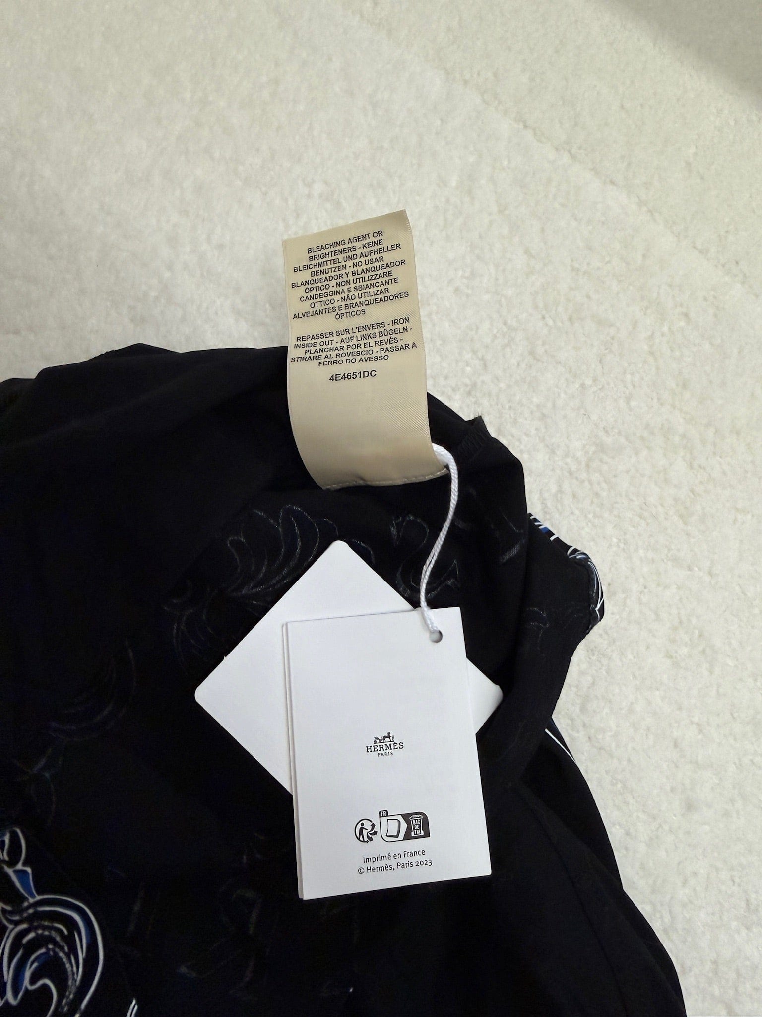Luxury Promise Hermès Skull Maxi T-Shirt - Black