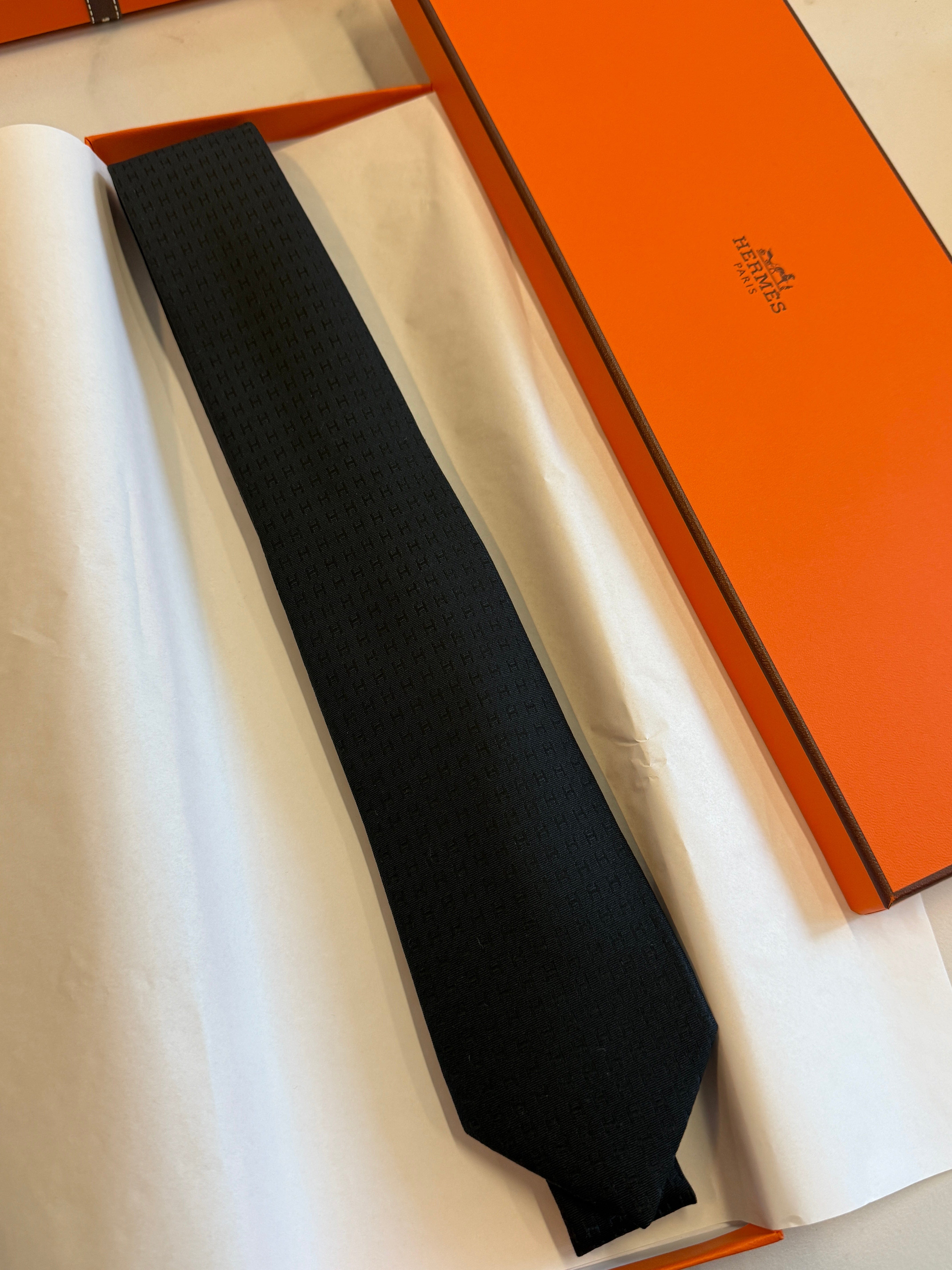 Luxury Promise Hermes Tie new with box