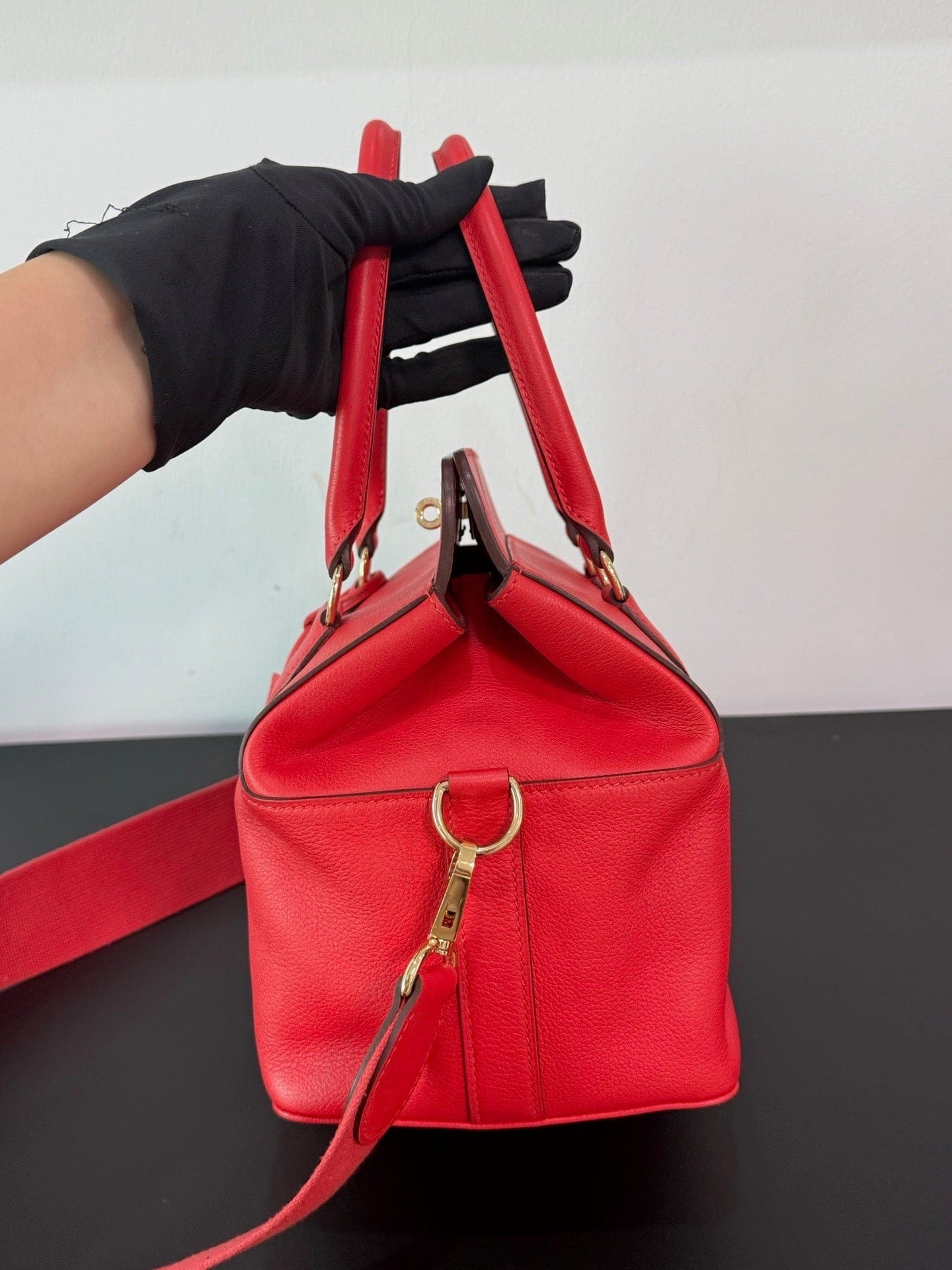 LUXURY PROMISE Hermès Toolbox 20cm Leather Bag