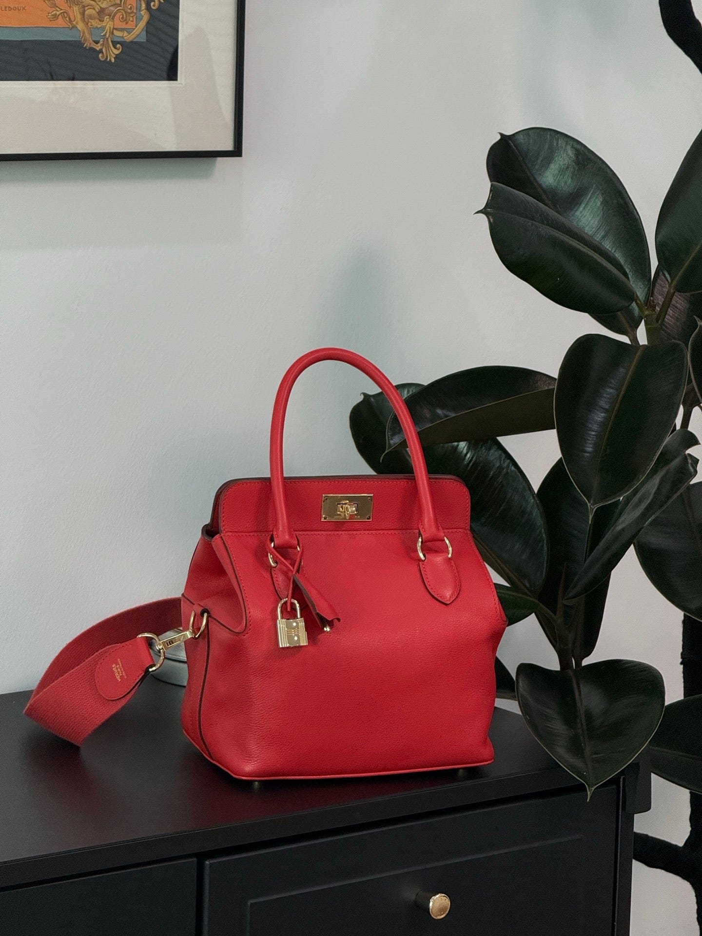 LUXURY PROMISE Hermès Toolbox 20cm Leather Bag