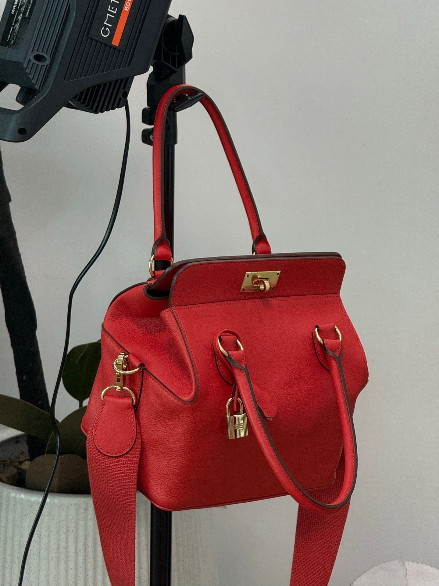 LUXURY PROMISE Hermès Toolbox 20cm Leather Bag