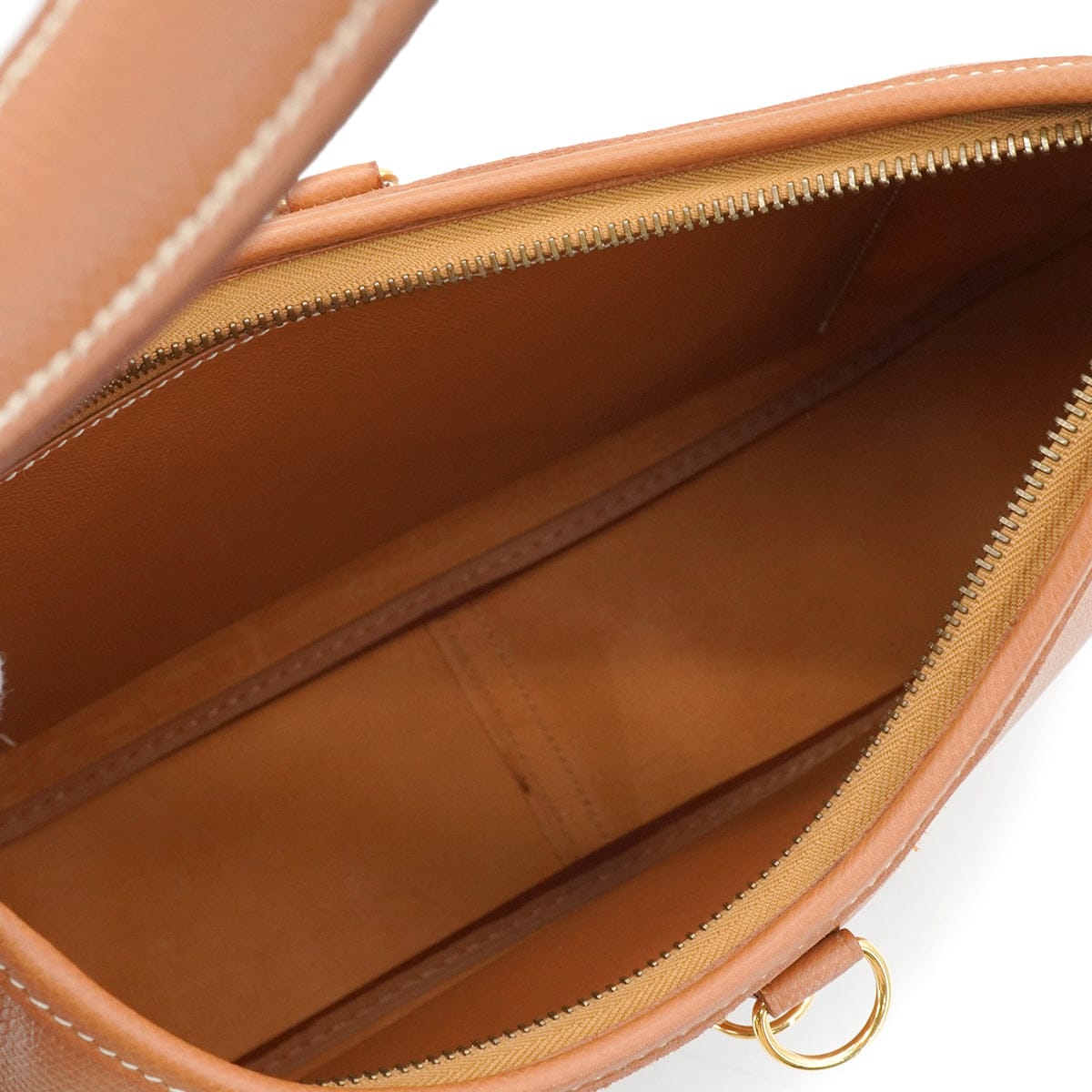 LUXURY PROMISE HERMES TRIM 31 GOLD COUCHEVEL SHOULDER BAG 1998 SQUARE B GOLD HARDWARE 90344355