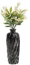 Luxury Promise Black twist vase ASC5785