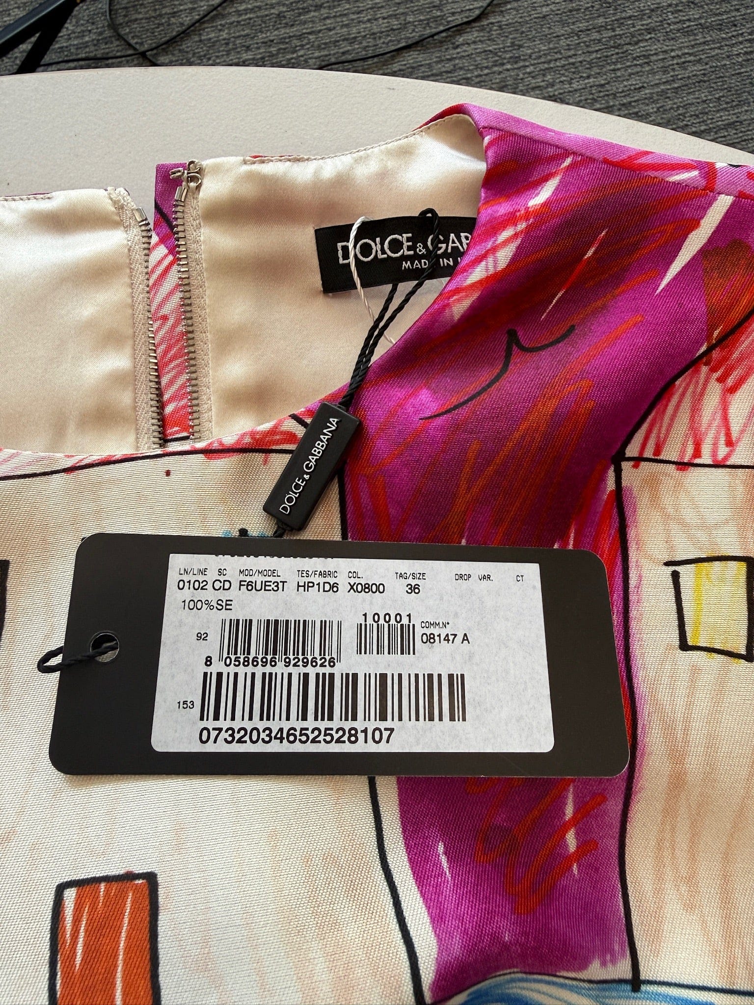 Luxury Promise IT 36 - Dolce & Gabbana Multicolour Printed Dress