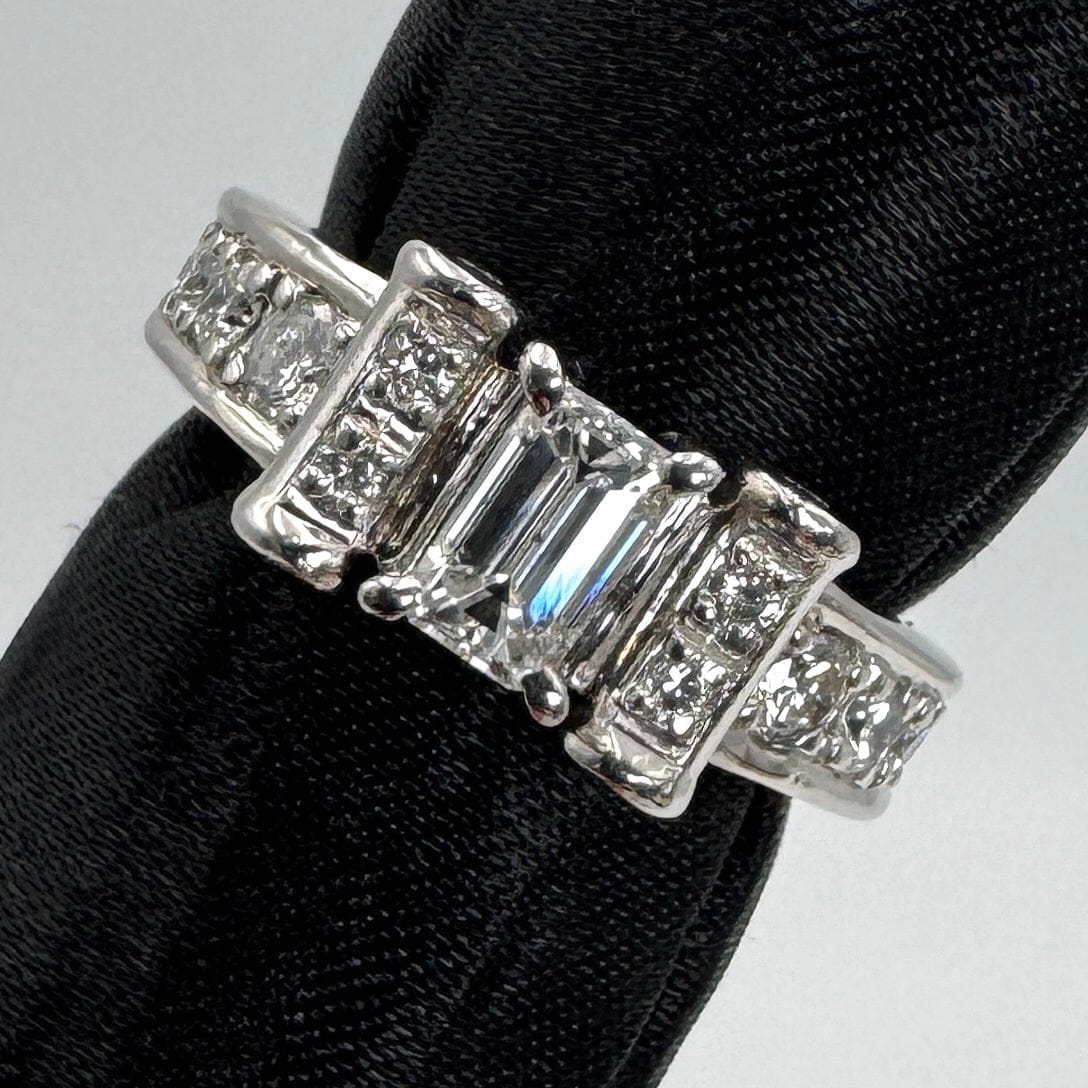 Luxury Promise Japan 45542 Pt900 Dial Ring D0.597 D0.50 10.8g