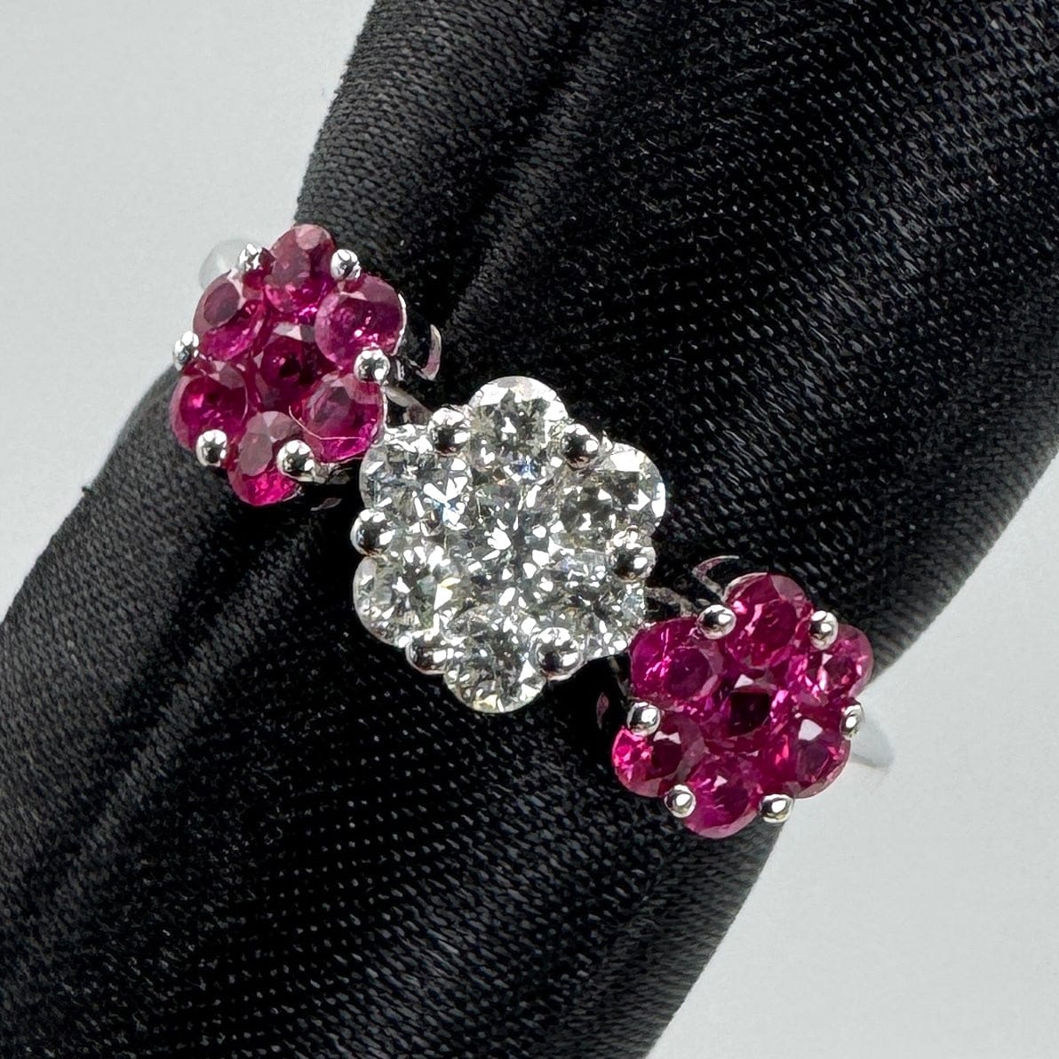 Luxury Promise Japan 45790 750 Ruby Ring R0.68 D0.35 3.4