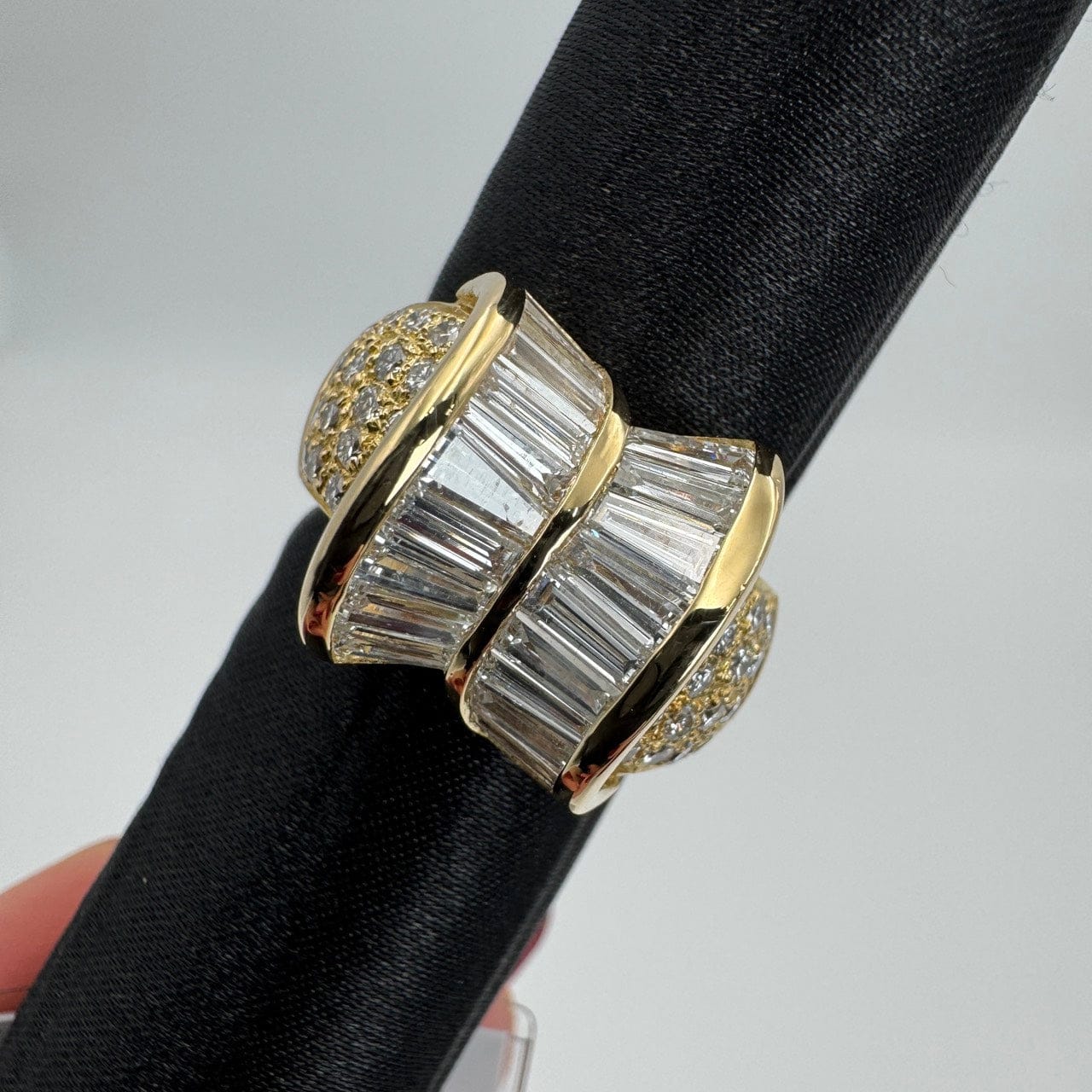 Luxury Promise Japan 49101 K18 Dial Ring D3.20 15.2g