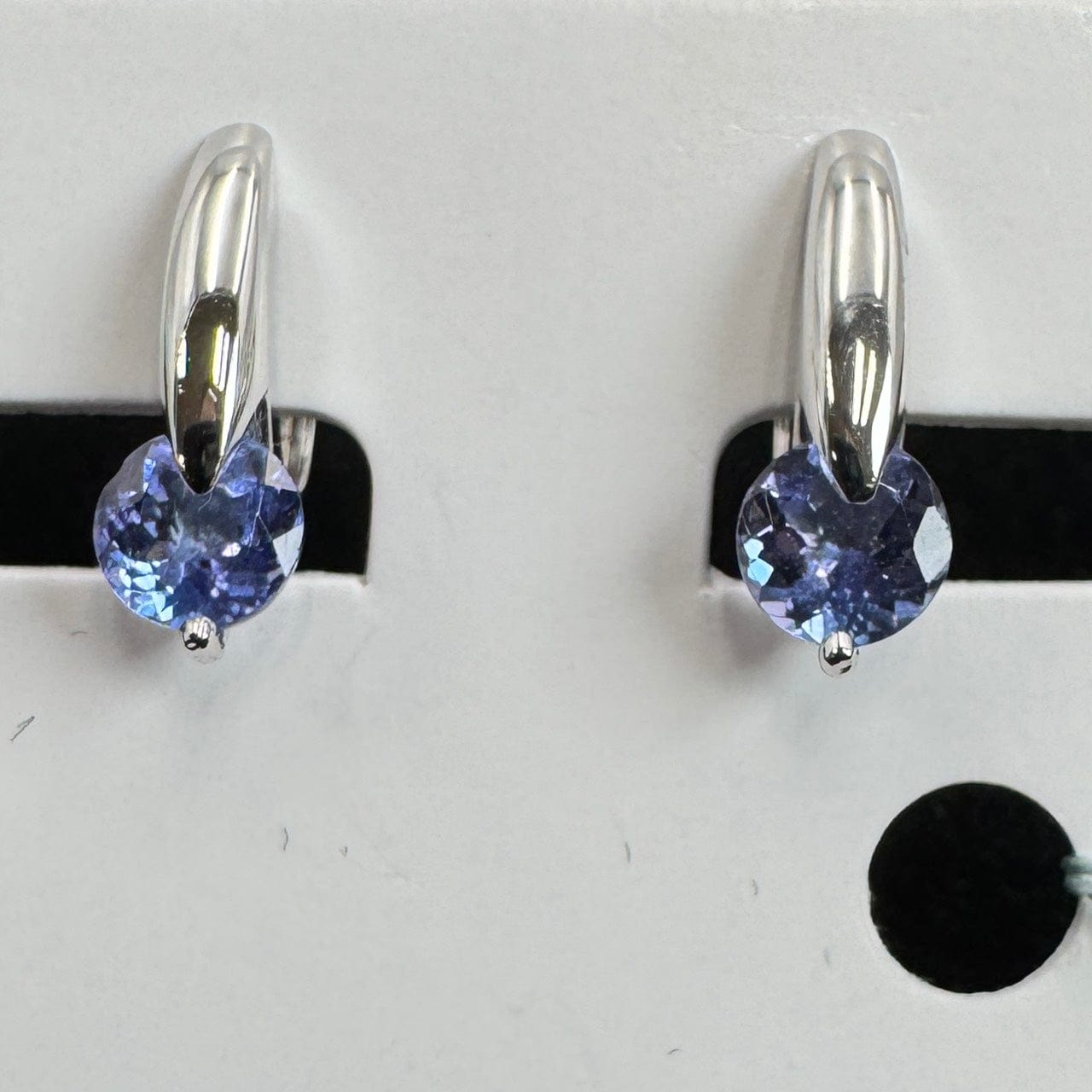 Luxury Promise Japan 49396 K18WG Tanza Pierced Earrings TNZ0.5*2 2.4g NGL