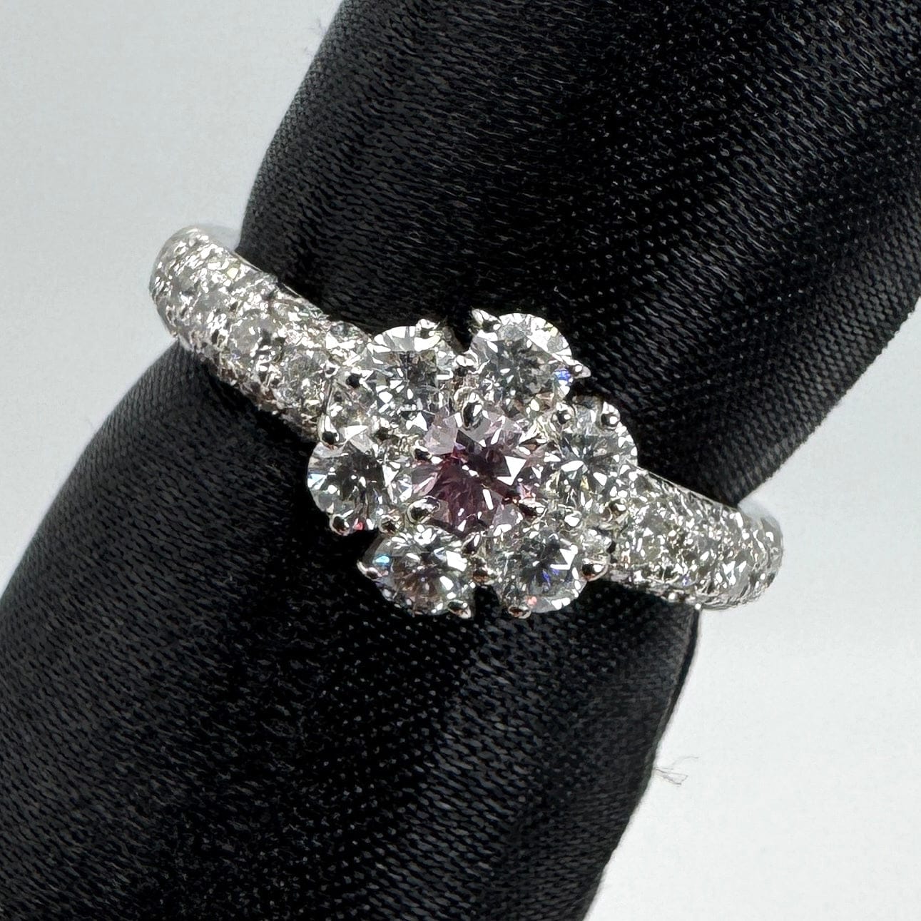 Luxury Promise Japan 49553 FPP-SI1-MB Pt900 Diameter Ring D0.127 D0.72 4.5mm