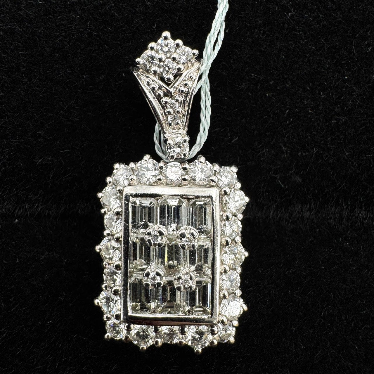 Luxury Promise Japan 49677 Pt900 Diamond Pen Top D2.50 8.3g