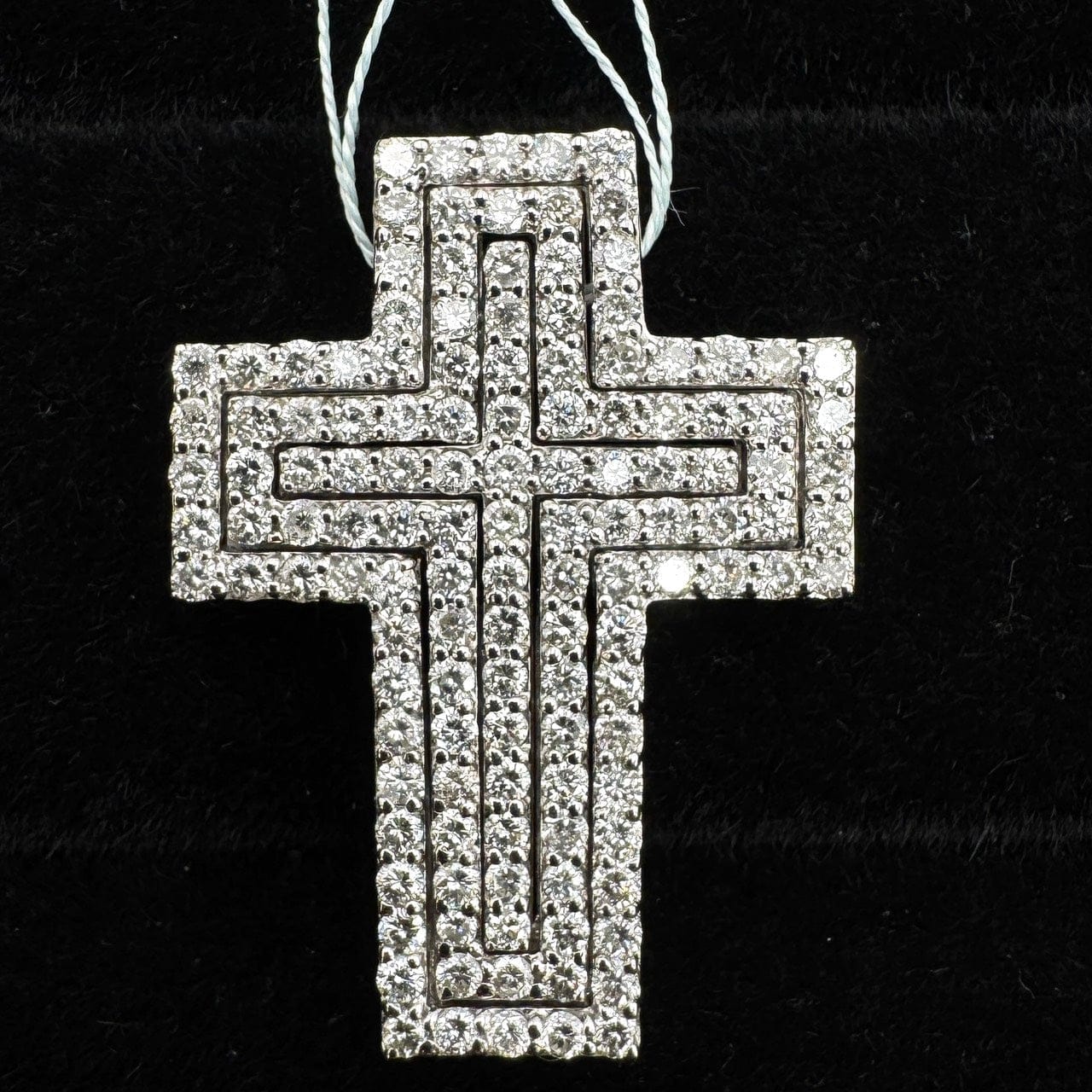 Luxury Promise Japan 49686 K18WG Diamond Pen Top D1.01 D0.78 D0.32 12g