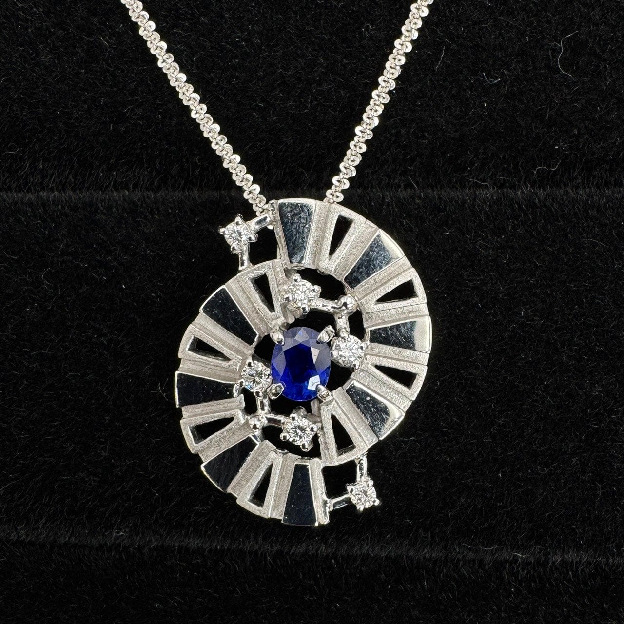 Luxury Promise Japan 49746 Pt900/850 Sapphire Penneck S0.50 D0.16 11 Other Appraisals