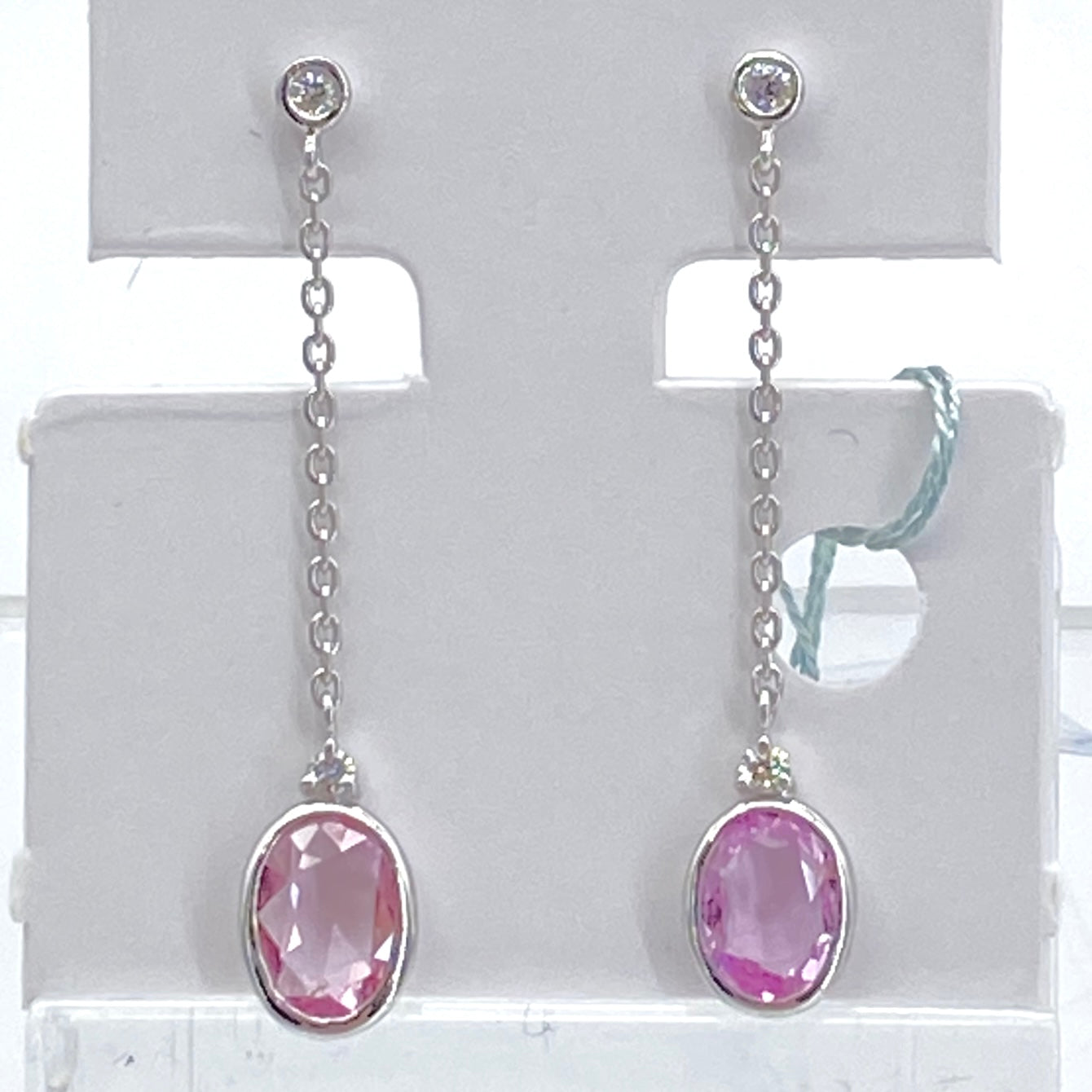 Luxury Promise Japan 50301 K18WG Paparazzi S Earrings PLP0.67 PLP0.63 D 1.44g NGL