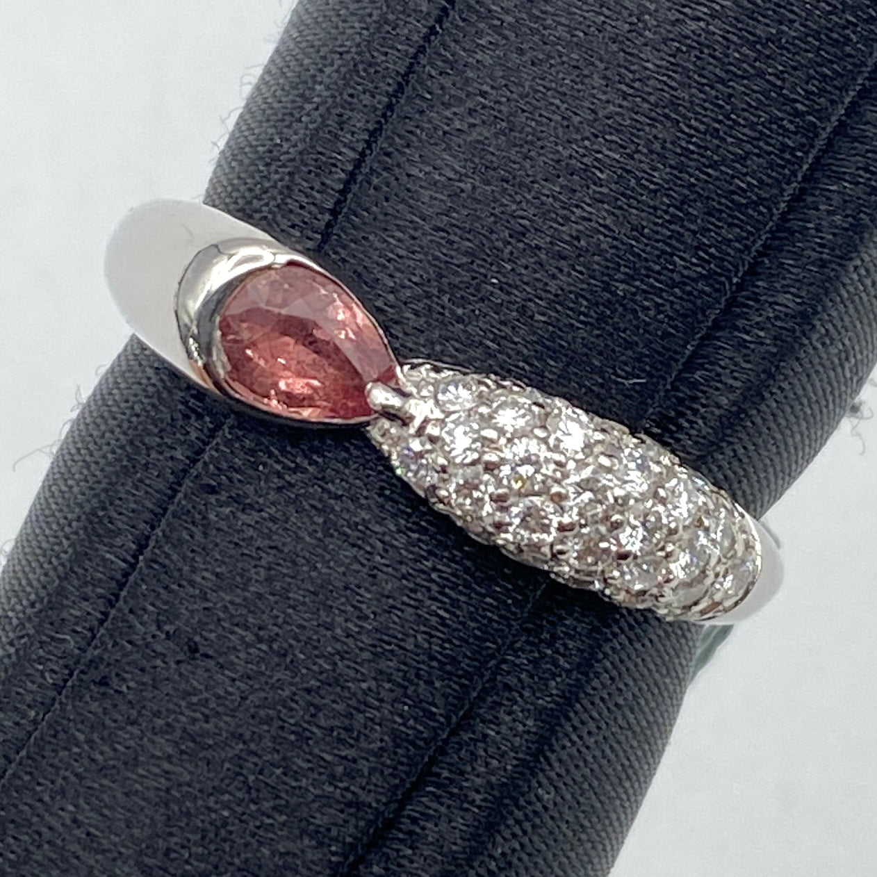 Luxury Promise Japan 50645 Pt900 Paparazzi S Ring PLP0.386 D0.35 5.8g NGL US8